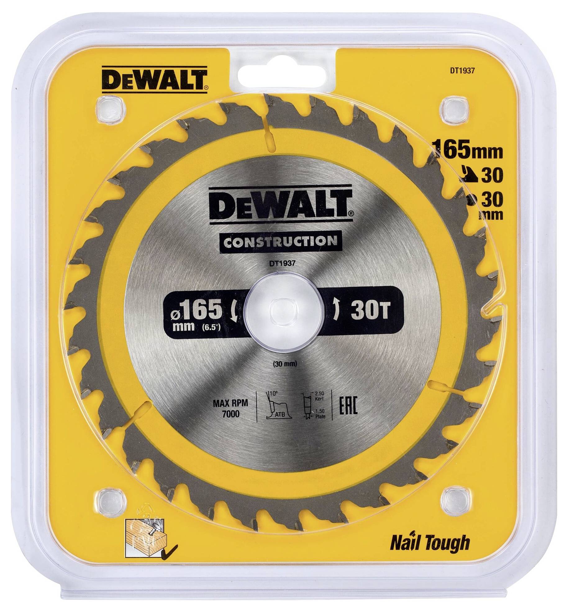 DEWALT DT1937-QZ Kreissägeblatt 1St.