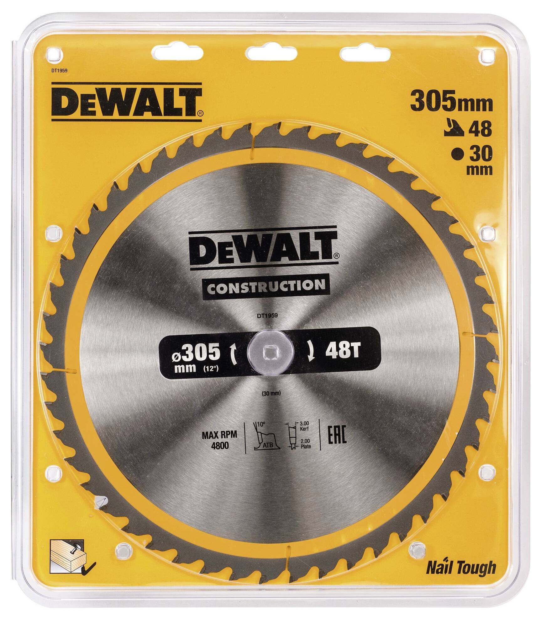 DEWALT DT1959-QZ Kreissägeblatt 1St.