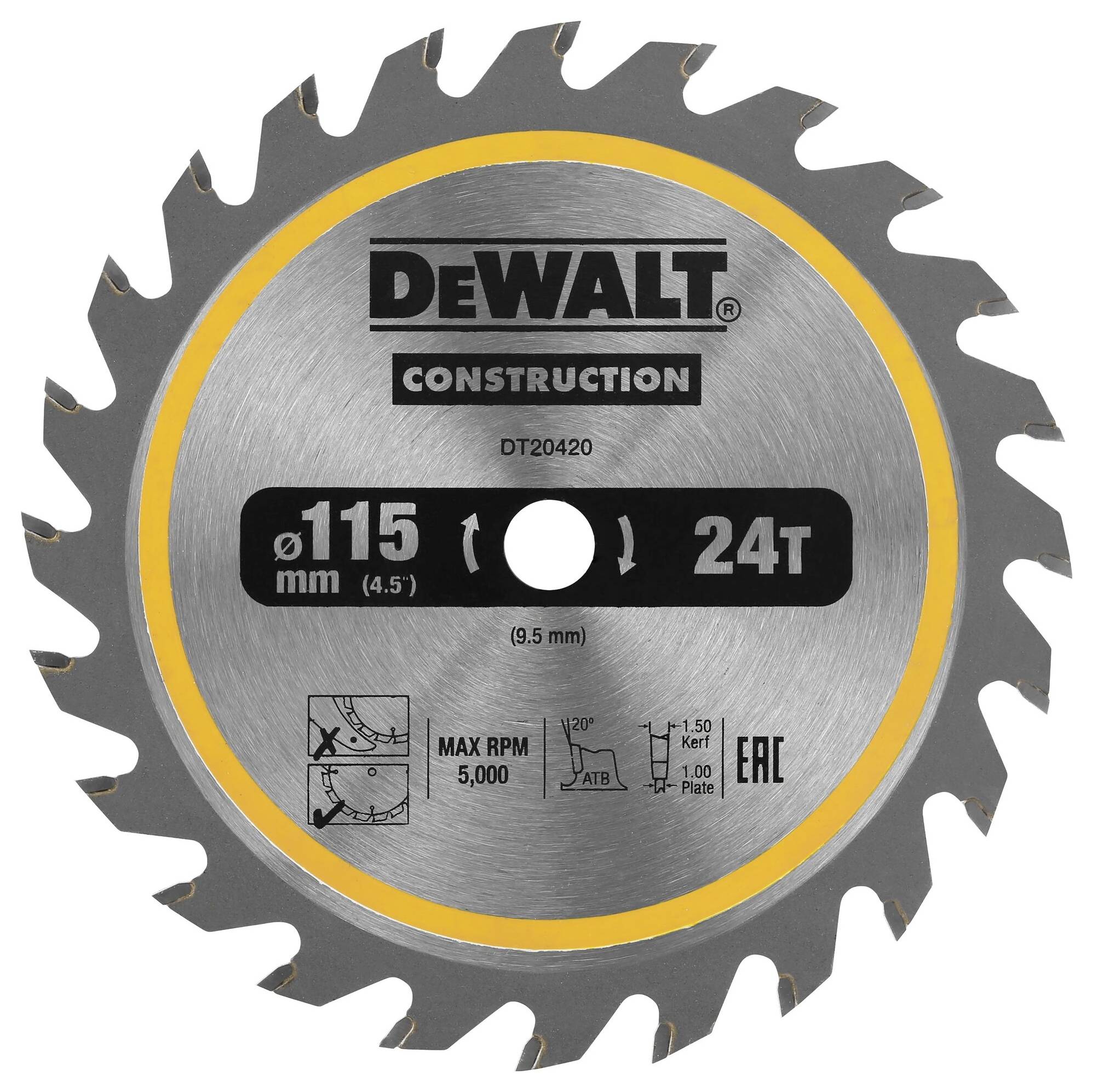 DEWALT DT20420-QZ Kreissägeblatt 1St.