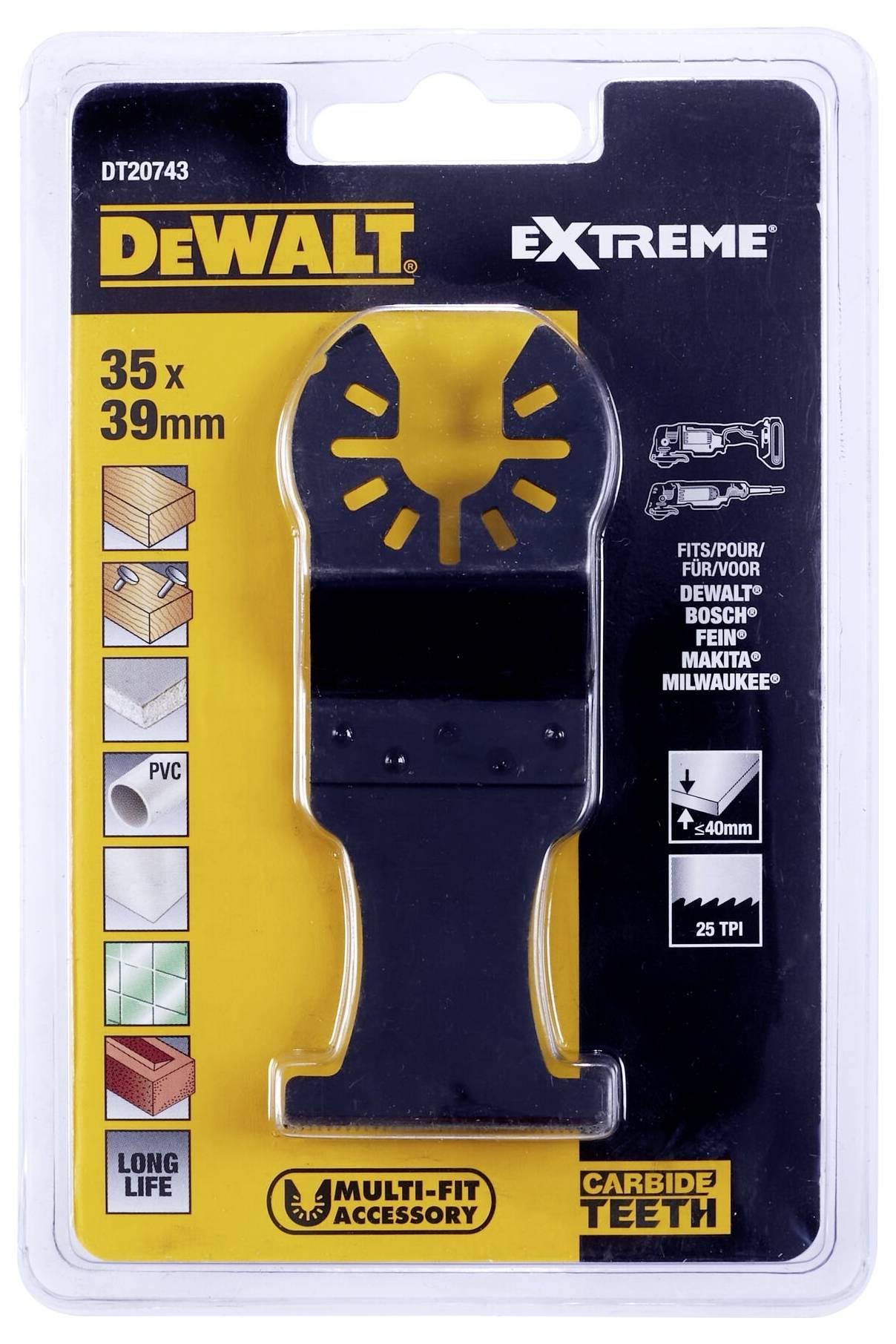 DEWALT DT20743-QZ Sägeblatt 1St.