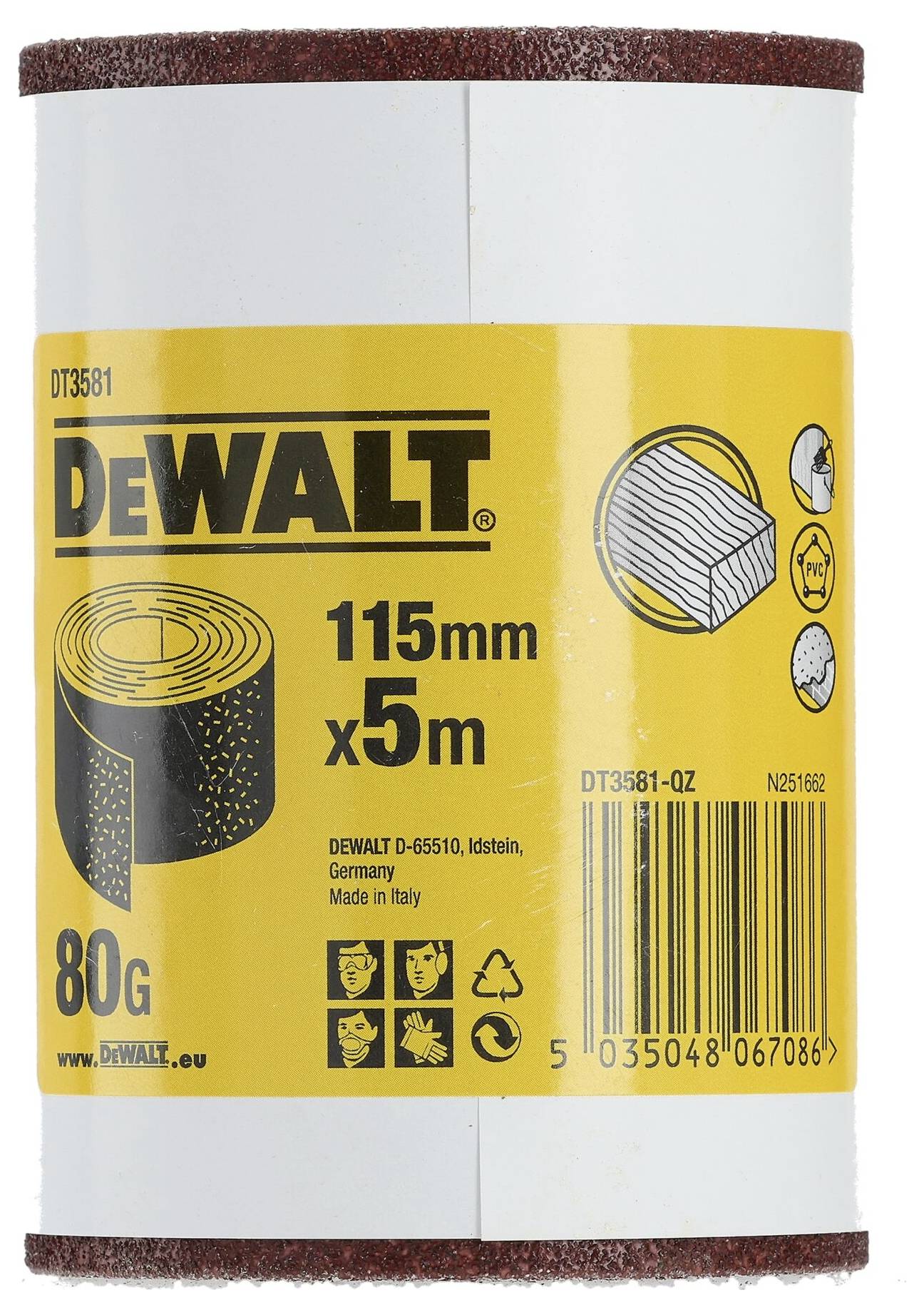 DEWALT DT3581-QZ Schleifpapierrolle 5 m