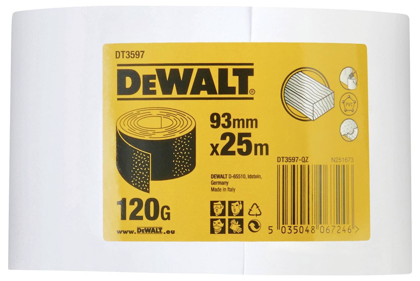 DEWALT DT3597-QZ Schleifpapierrolle 25m