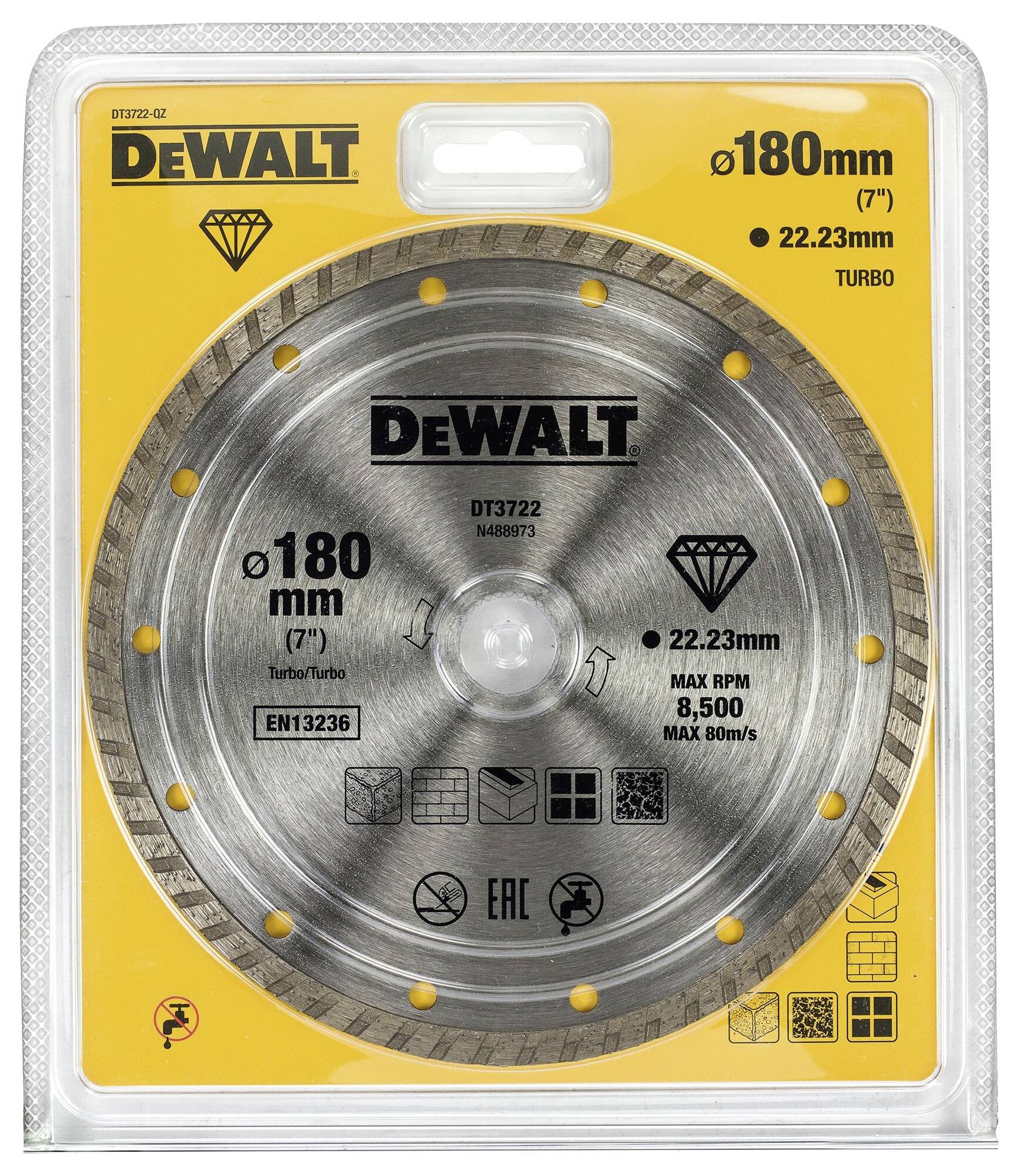 DEWALT DT3722-QZ Diamanttrennscheibe 1 St.