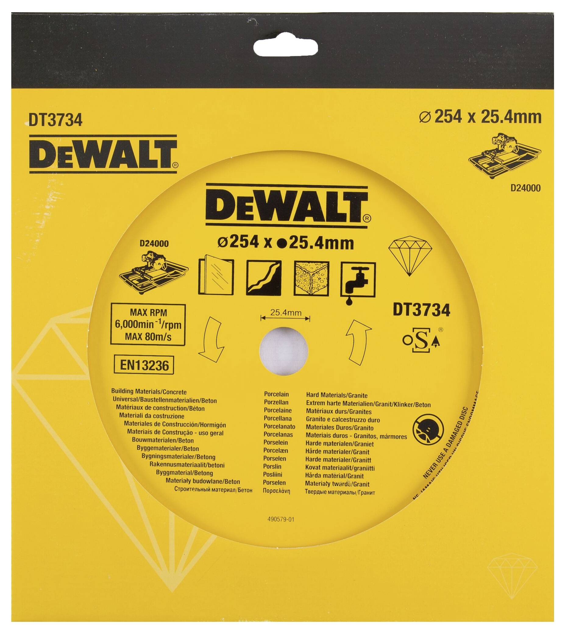 DEWALT DT3734-XJ Diamanttrennscheibe 1St.