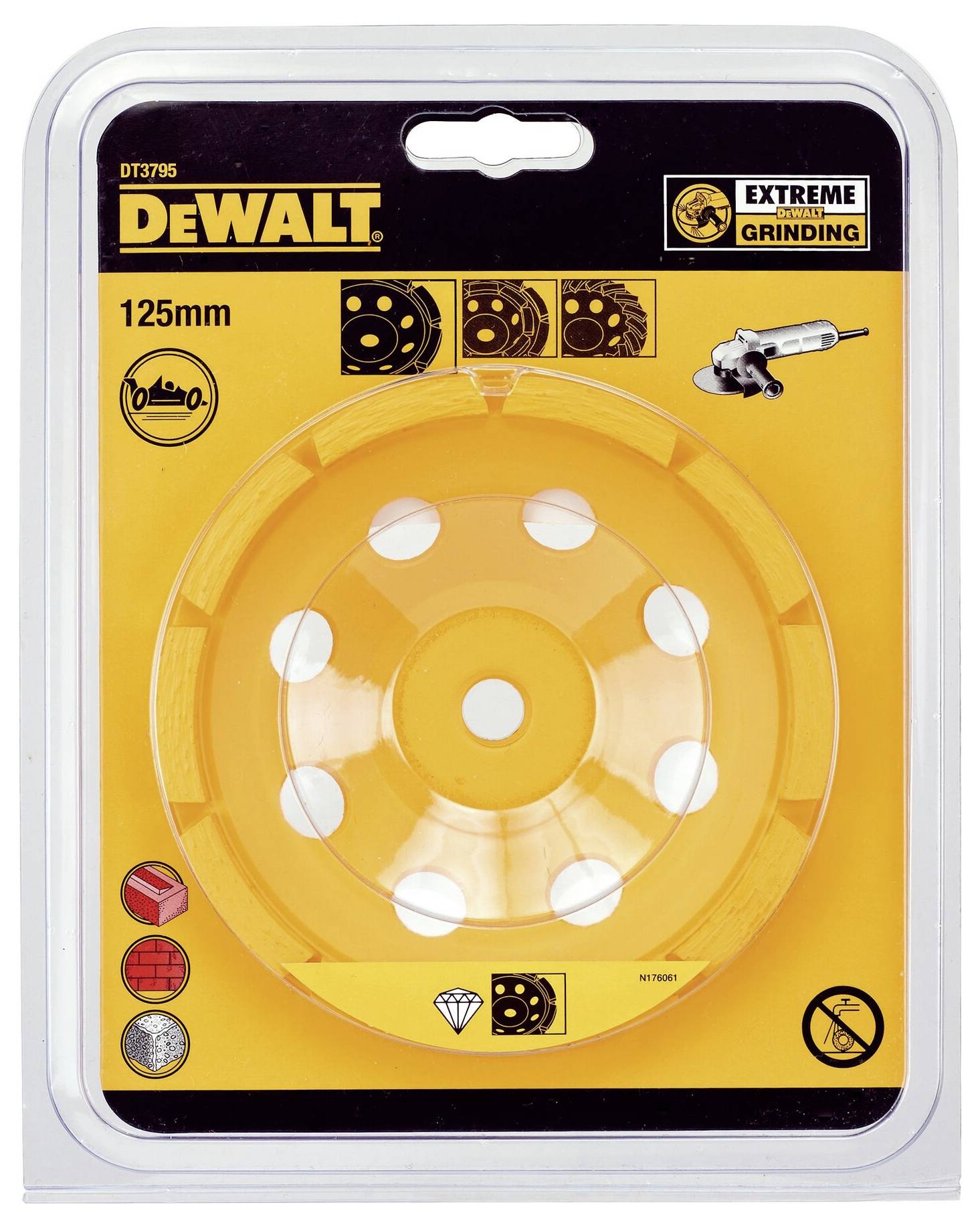 DEWALT DT3795-QZ Diamanttopfscheibe Einfach 125mm 1St.