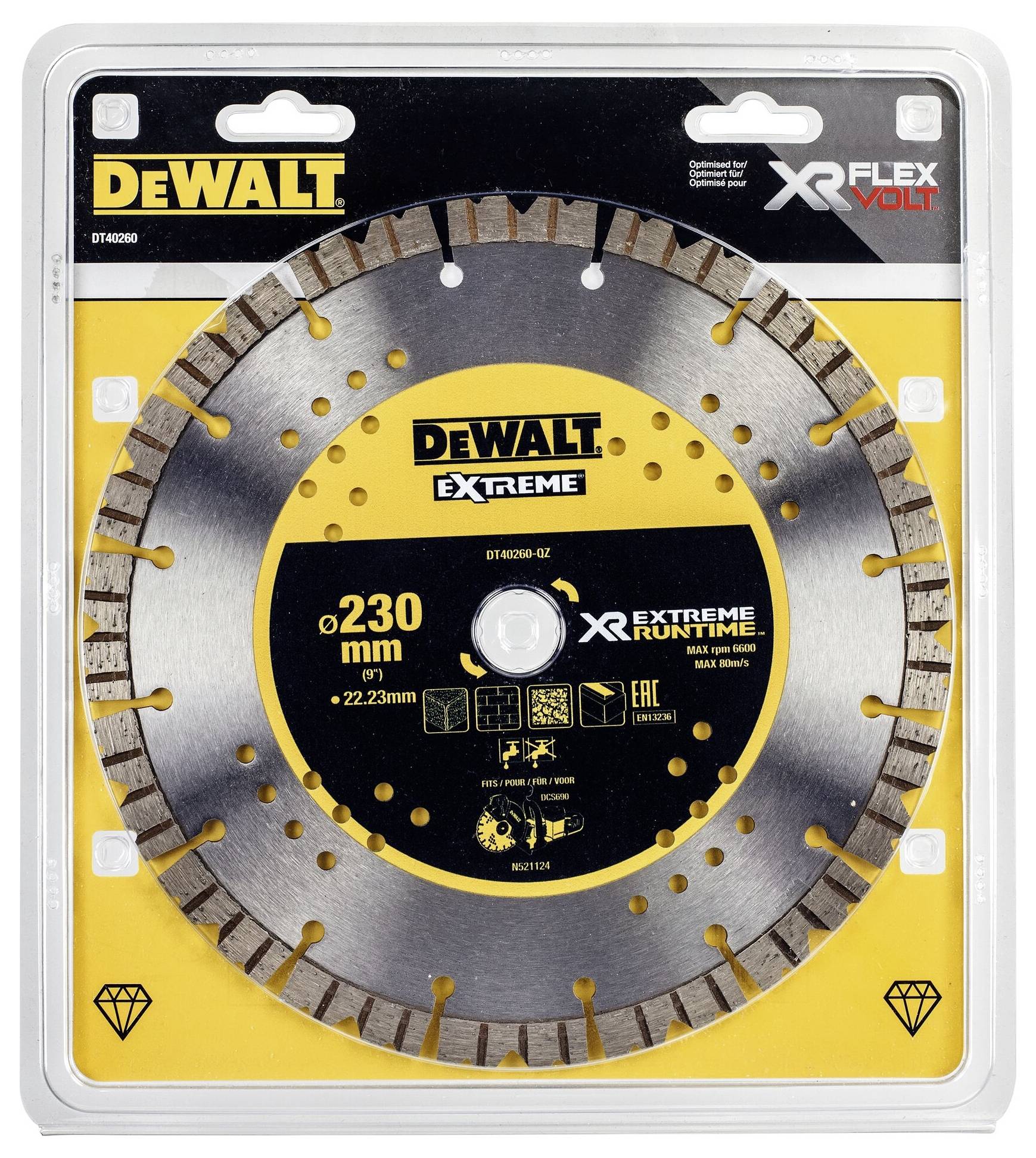 DEWALT DT40260-QZ Diamanttrennscheibe 1 St.