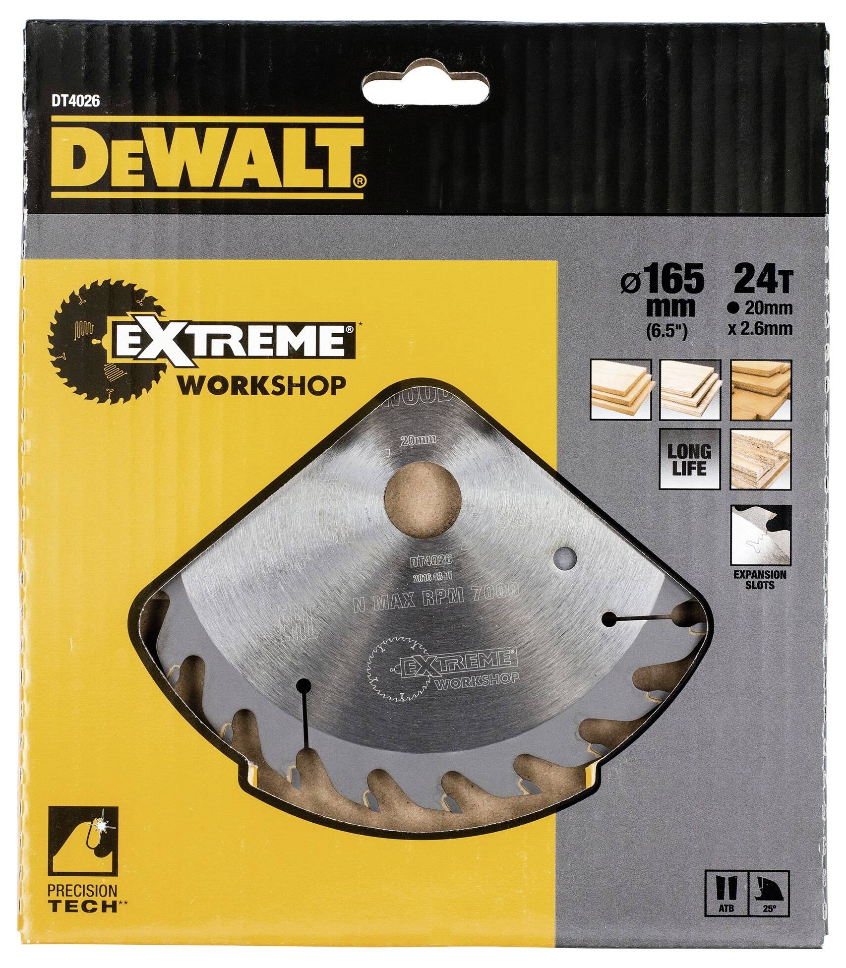 DEWALT DT4026-QZ Kreissägeblatt 1St.