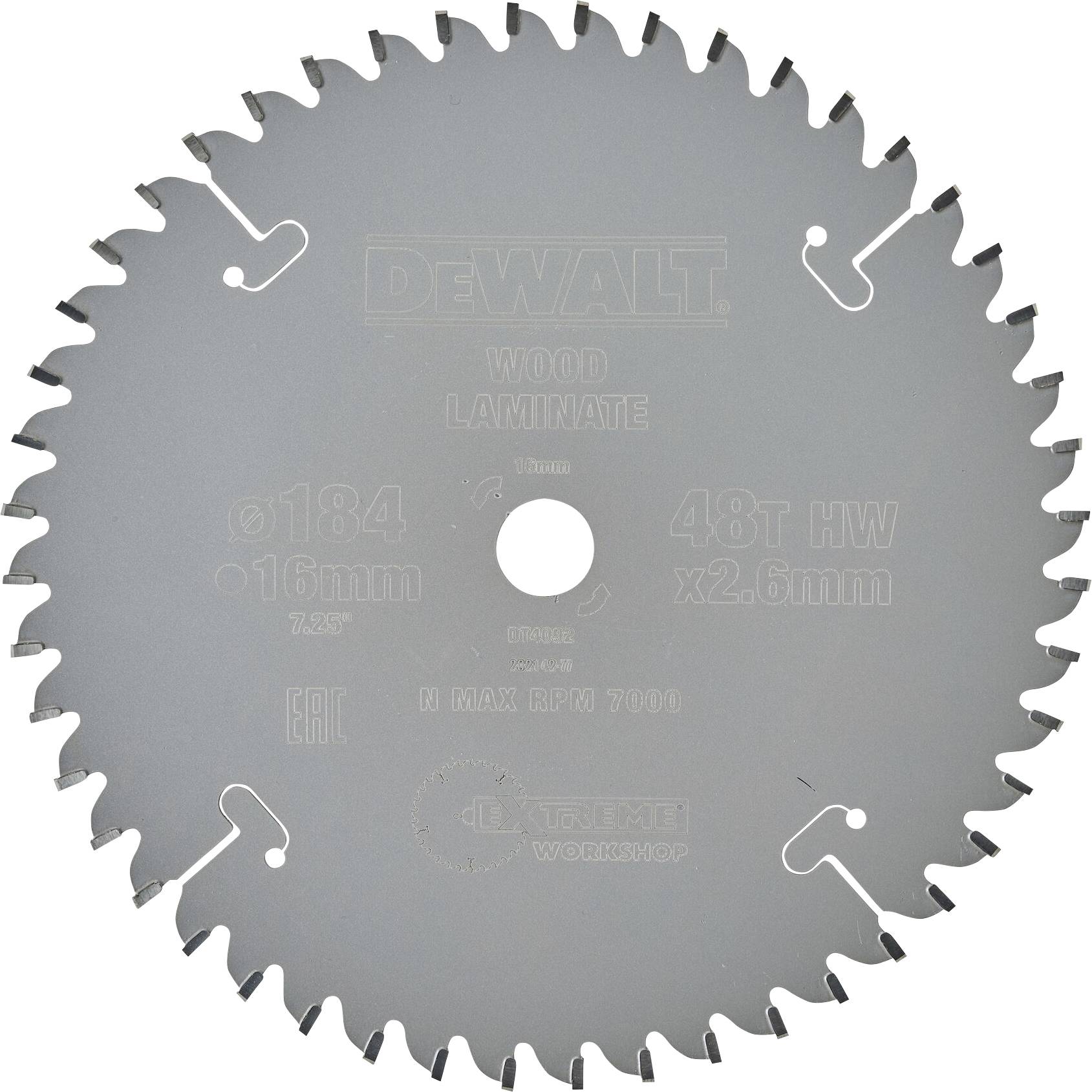 DEWALT DT4092-QZ Kreissägeblatt 1 St.