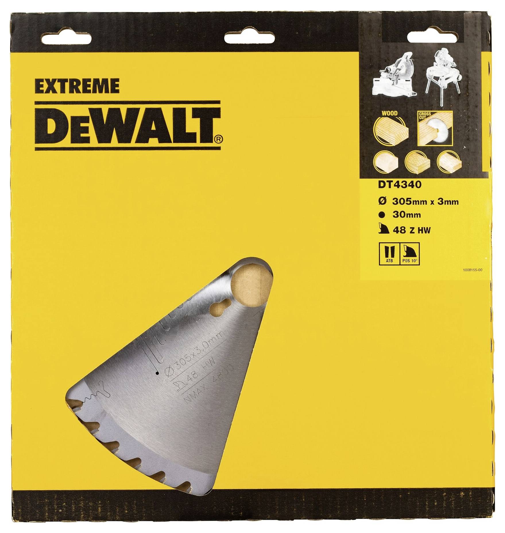 DEWALT DT4340-QZ Kreissägeblatt 1St.