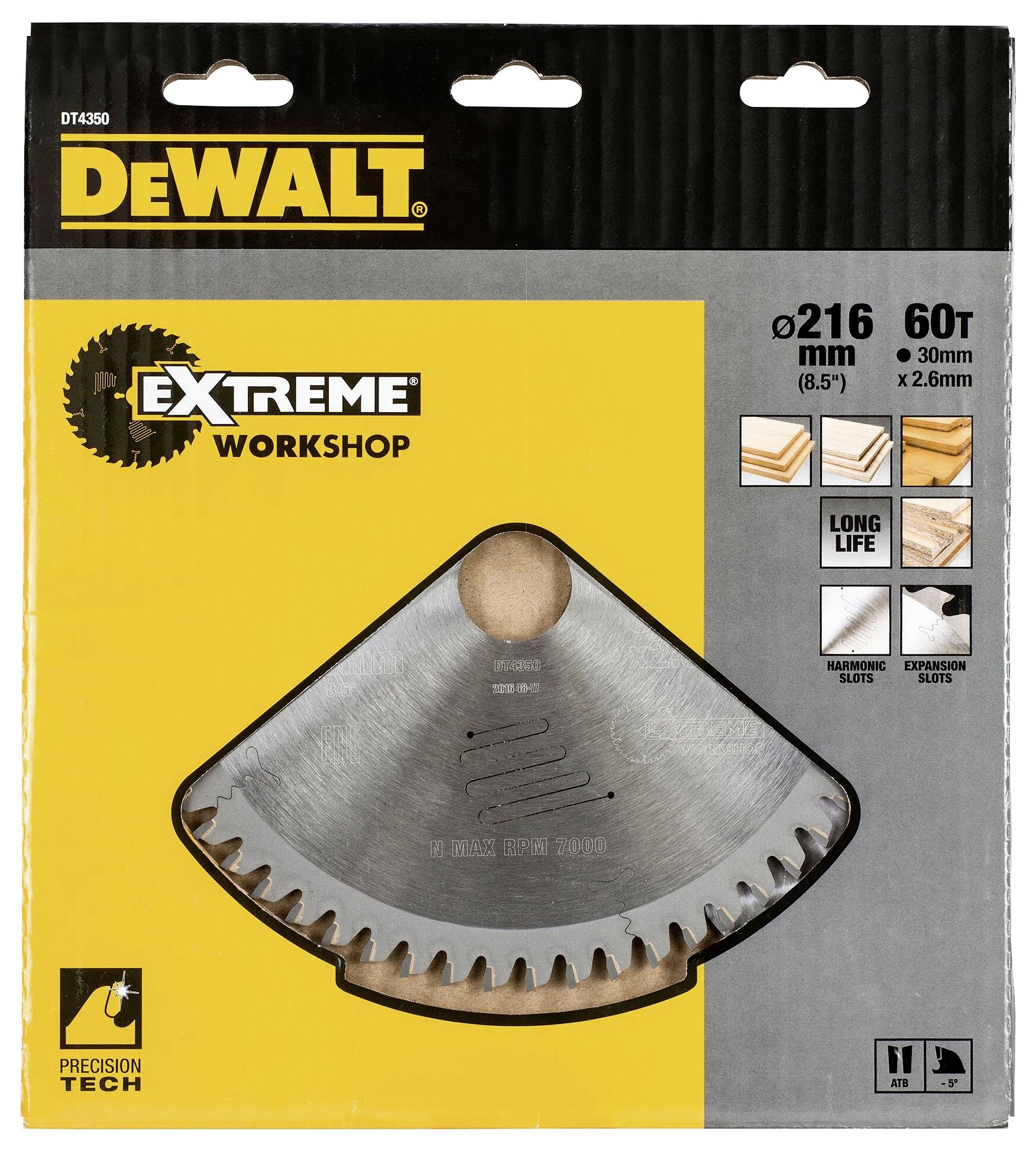 DEWALT DT4350-QZ Kreissägeblatt 1St.