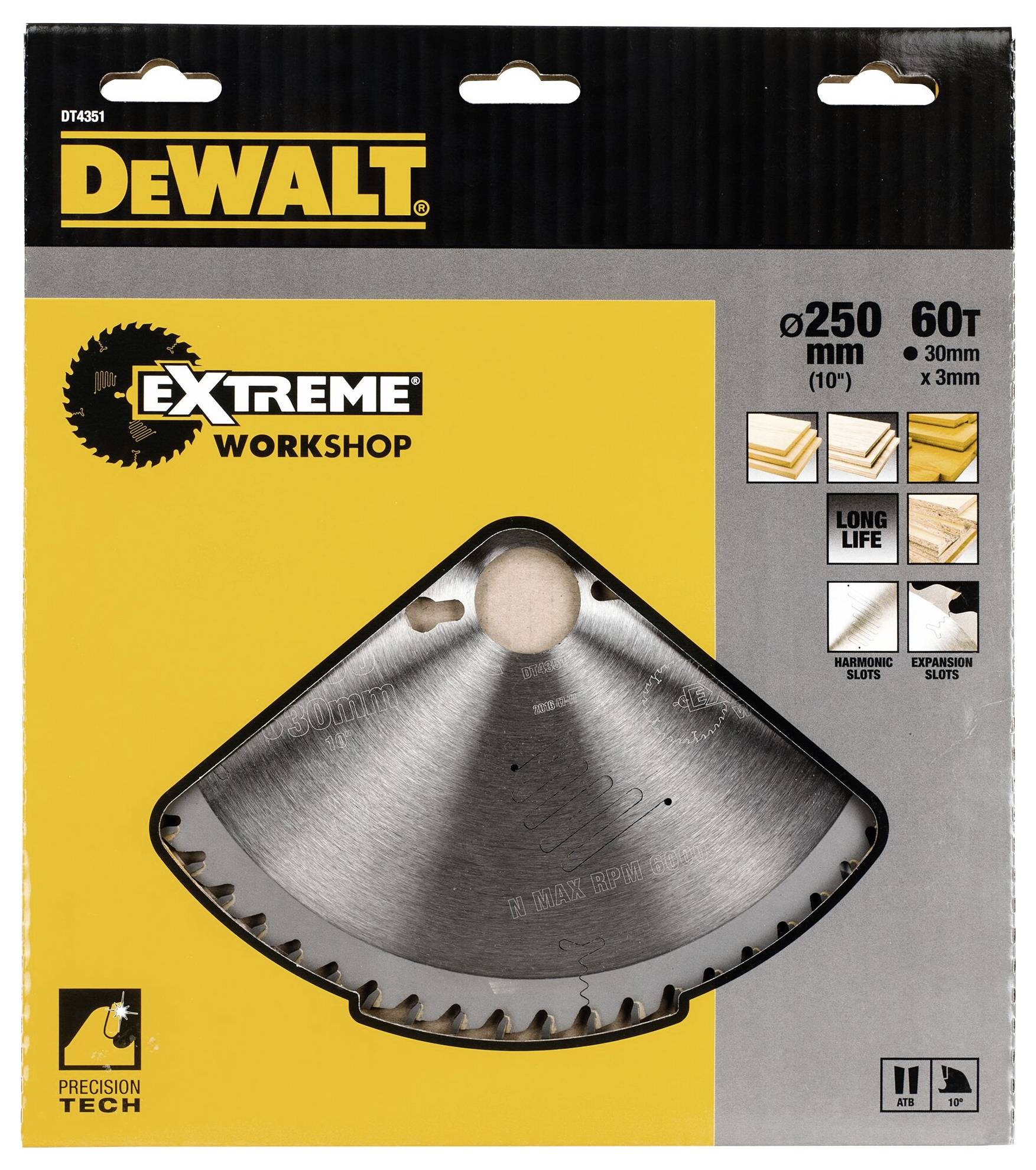 DEWALT DT4351-QZ Kreissägeblatt 1St.