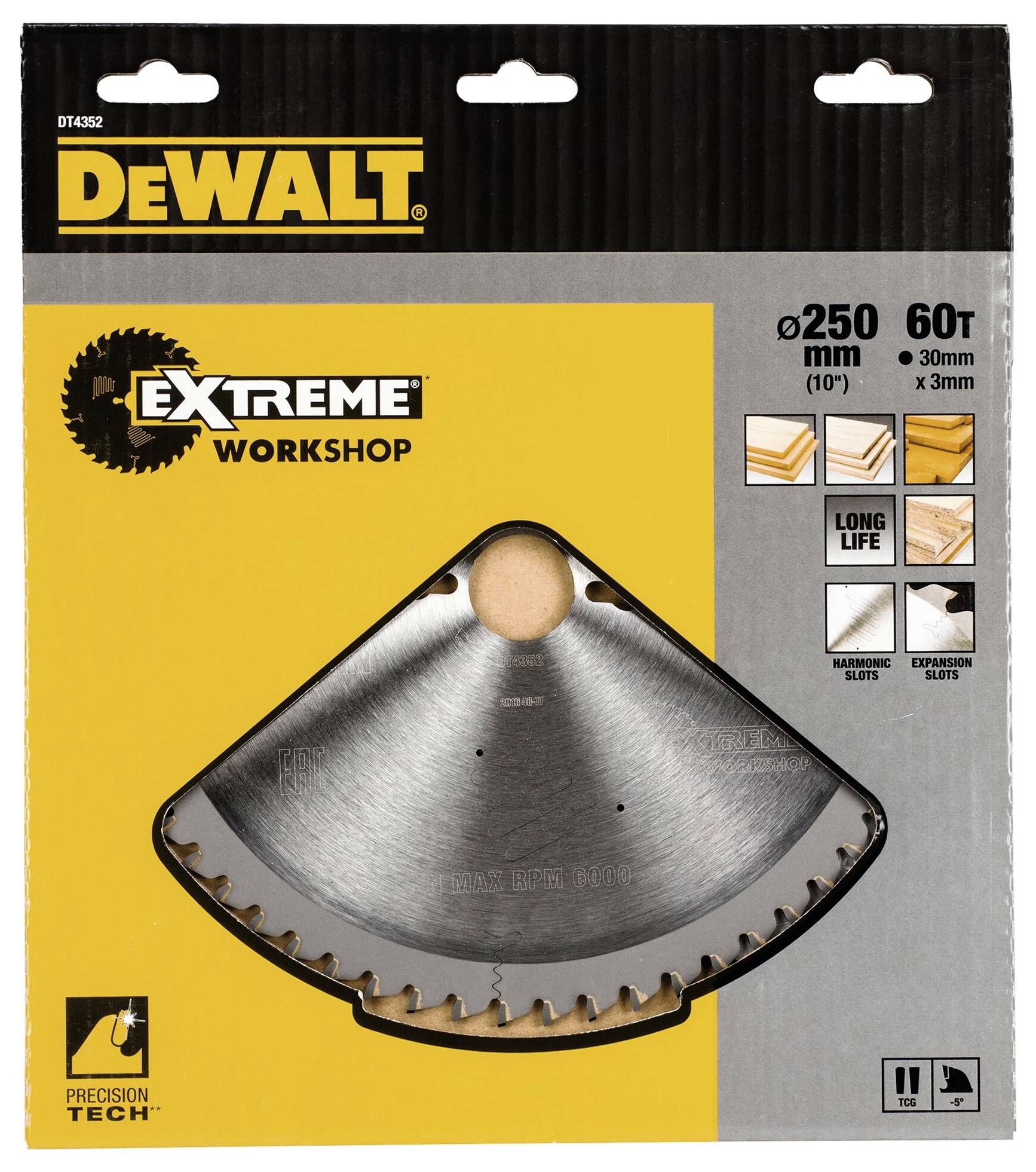 DEWALT DT4352-QZ Kreissägeblatt 1 St.