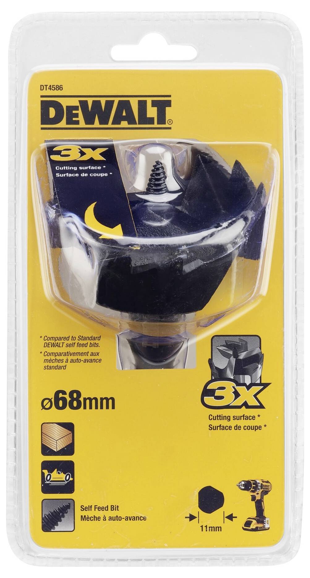 DEWALT DT4586-QZ Forstnerbohrer 68mm 1St.