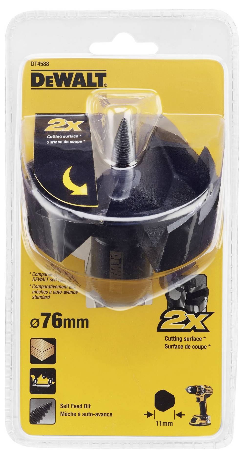 DEWALT DT4588-QZ Forstnerbohrer 1 St.