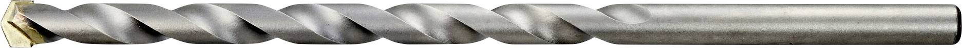 Ein Bohrer mit spiralförmig gewundenen Rillen und einer spitzen Spitze aus Metall zum Bohren in verschiedene Materialien.