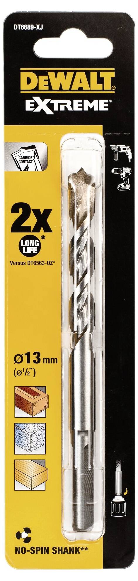 DEWALT DT6689-XJ Stein-Spiralbohrer 1St.