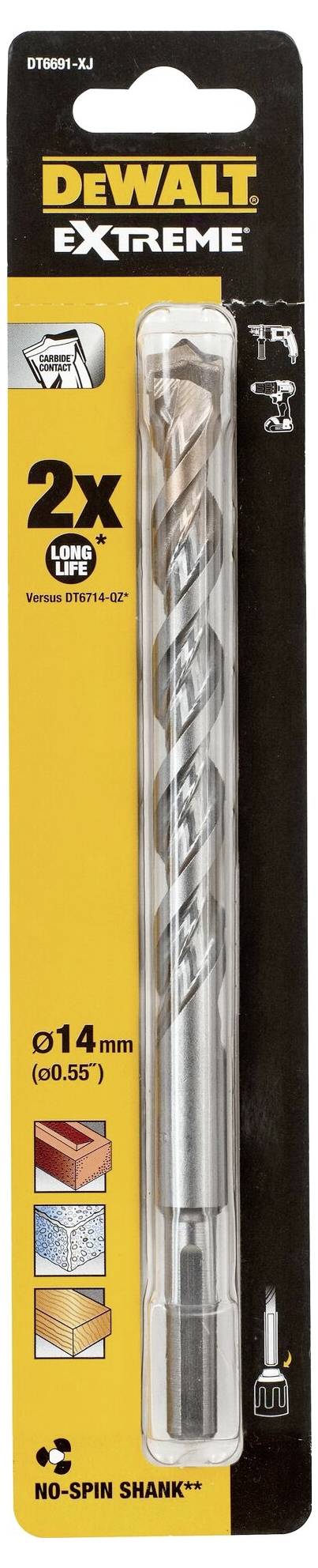 DEWALT DT6691-XJ Stein-Spiralbohrer 1 St.