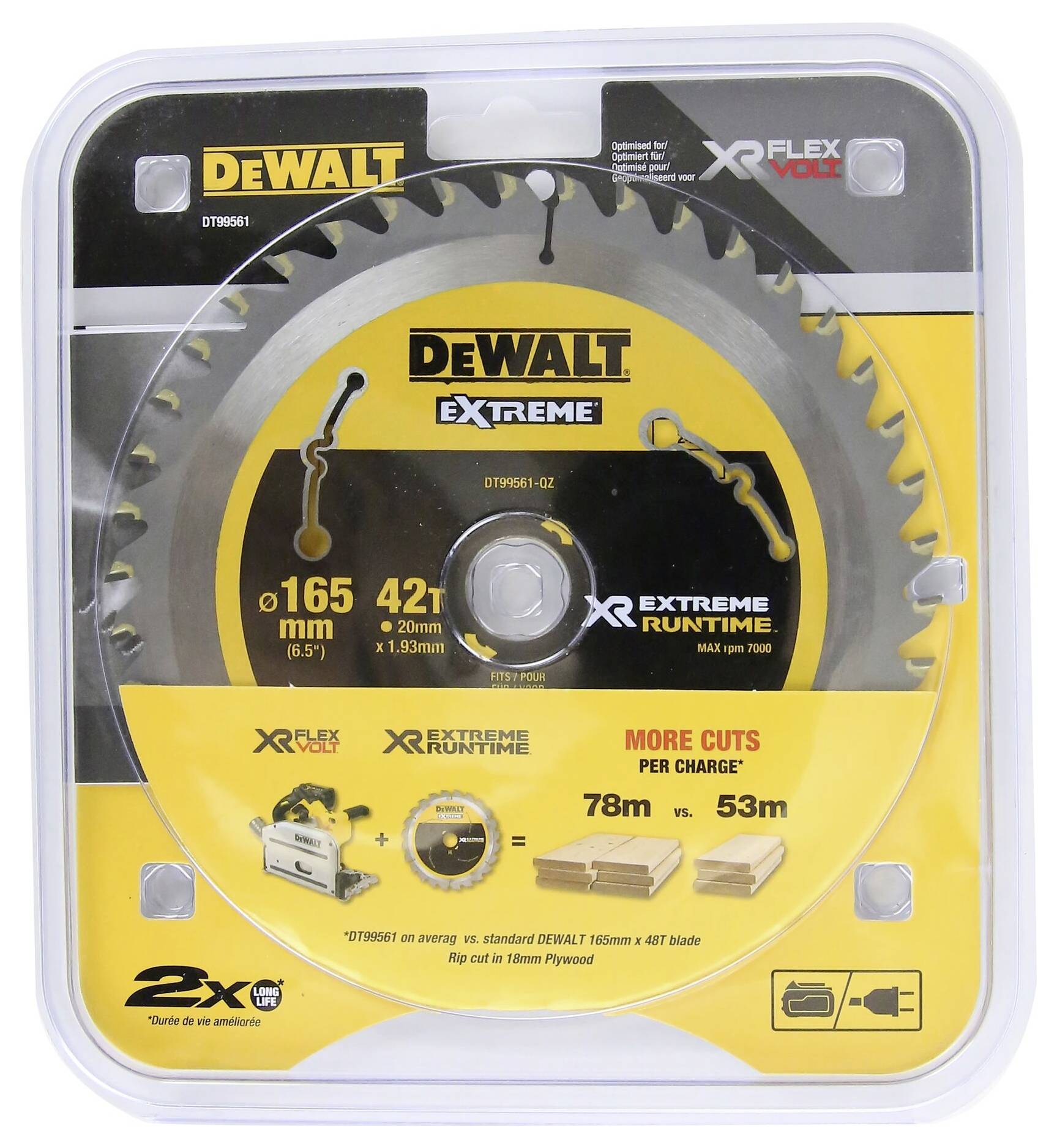 DEWALT DT99561-QZ Kreissägeblatt 1St.