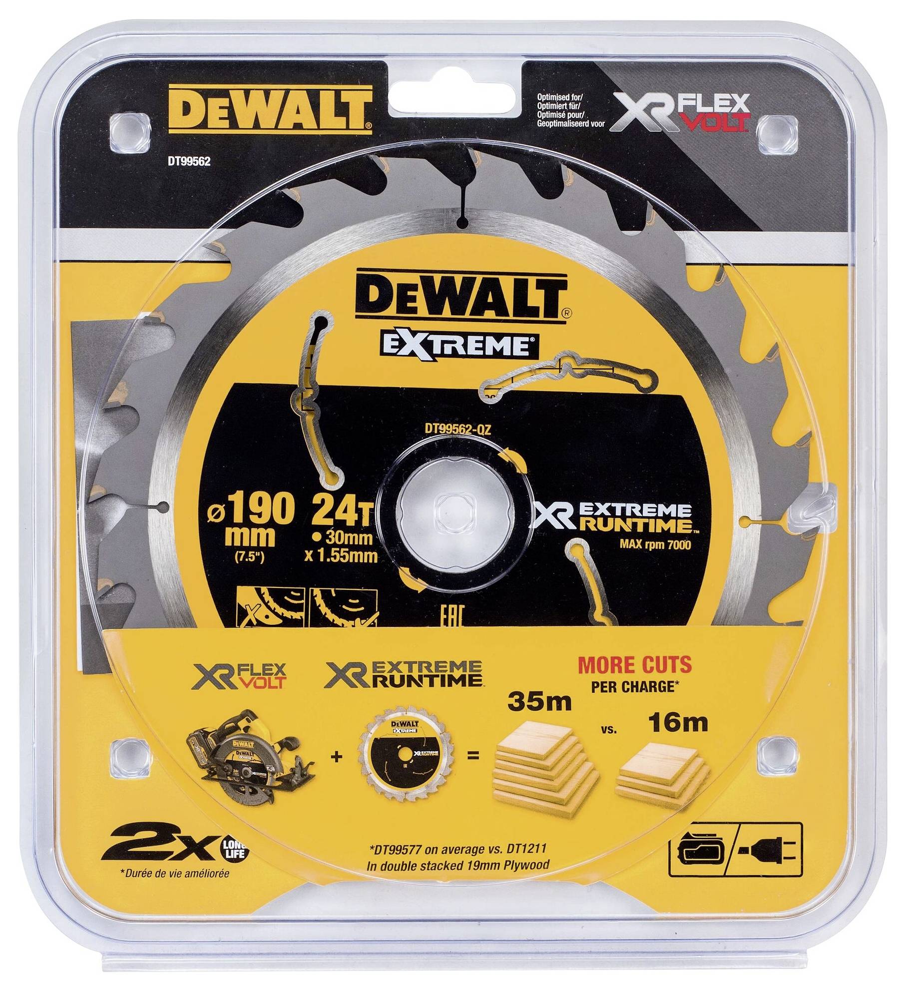 DEWALT DT99562-QZ Kreissägeblatt 1St.