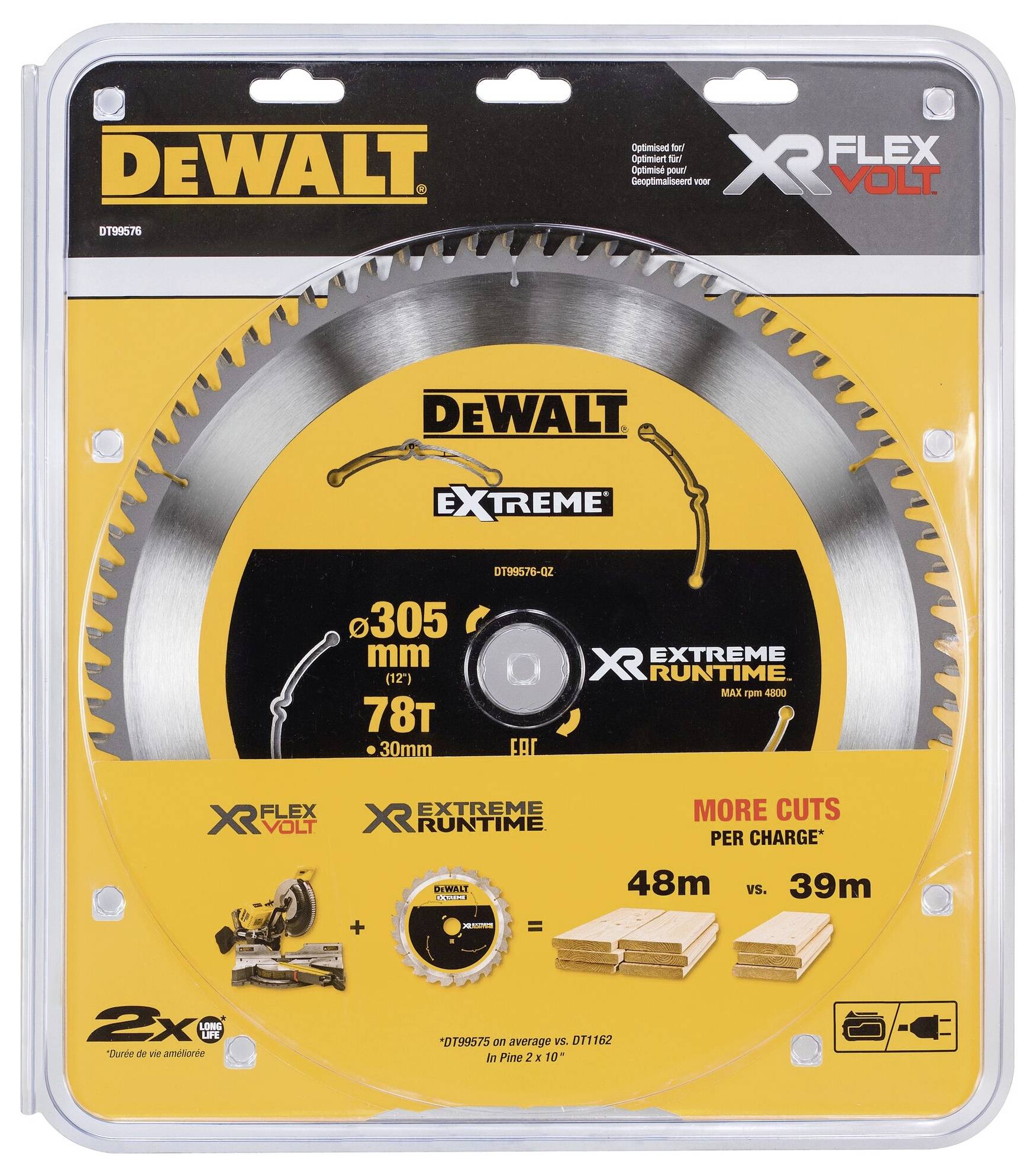 DEWALT DT99576-QZ Kreissägeblatt 1St.