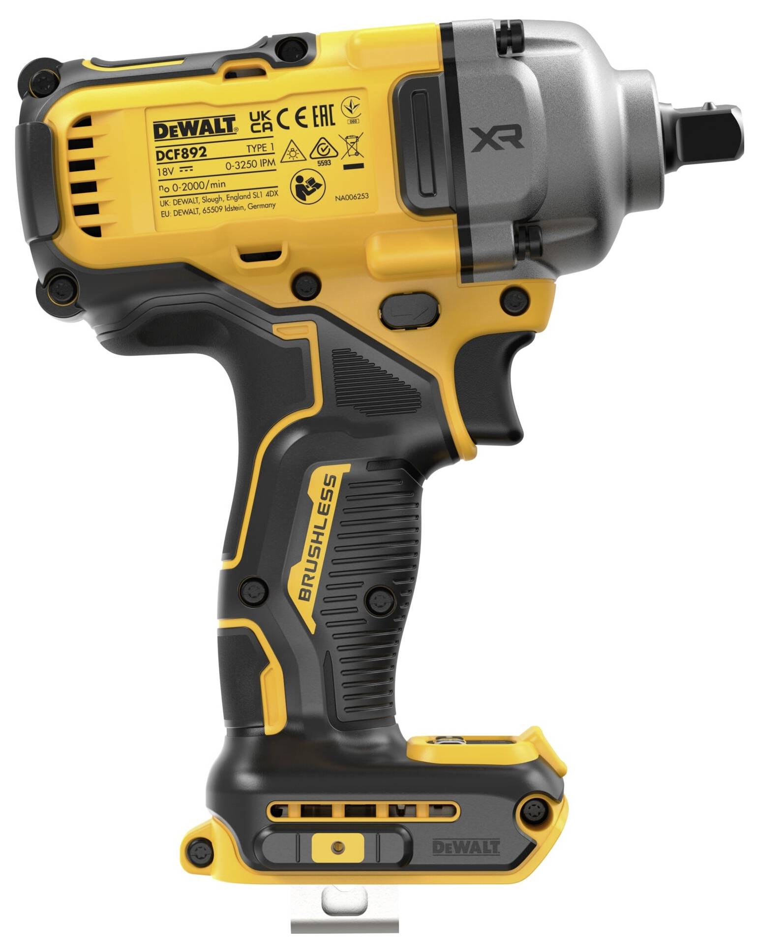 DEWALT DCF892NT-XJ Akku-Schlagschrauber 1100 Nm 18V Anzahl mitgelieferte Akkus 0 Li-Ion