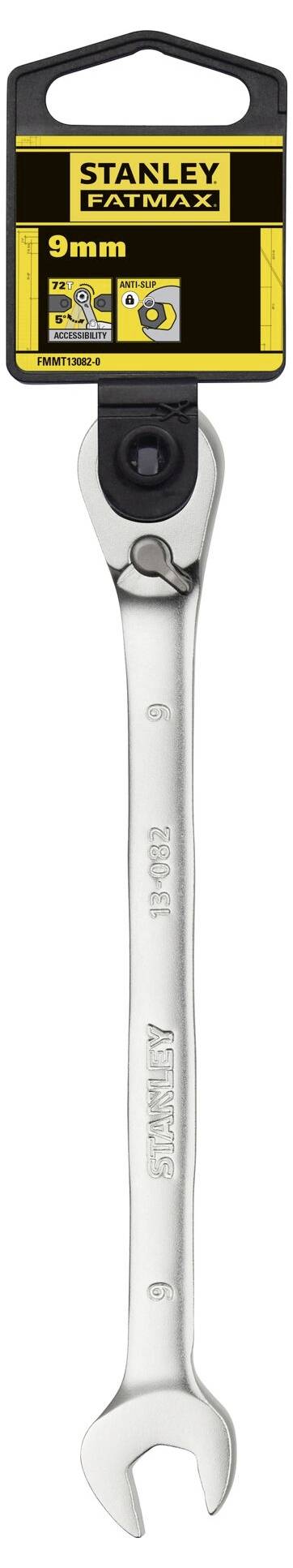 STANLEY FMMT13082-0 Maul-Ringratschenschlüssel Schlüsselweite (Metrisch) 9 mm