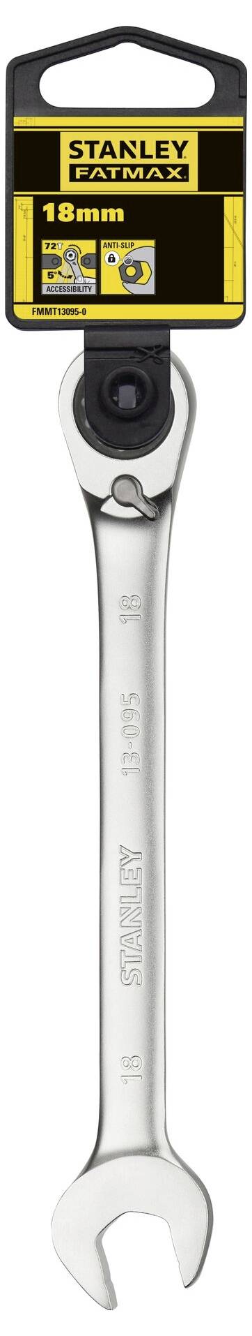 STANLEY FMMT13095-0 Maul-Ringratschenschlüssel Schlüsselweite (Metrisch) 18mm