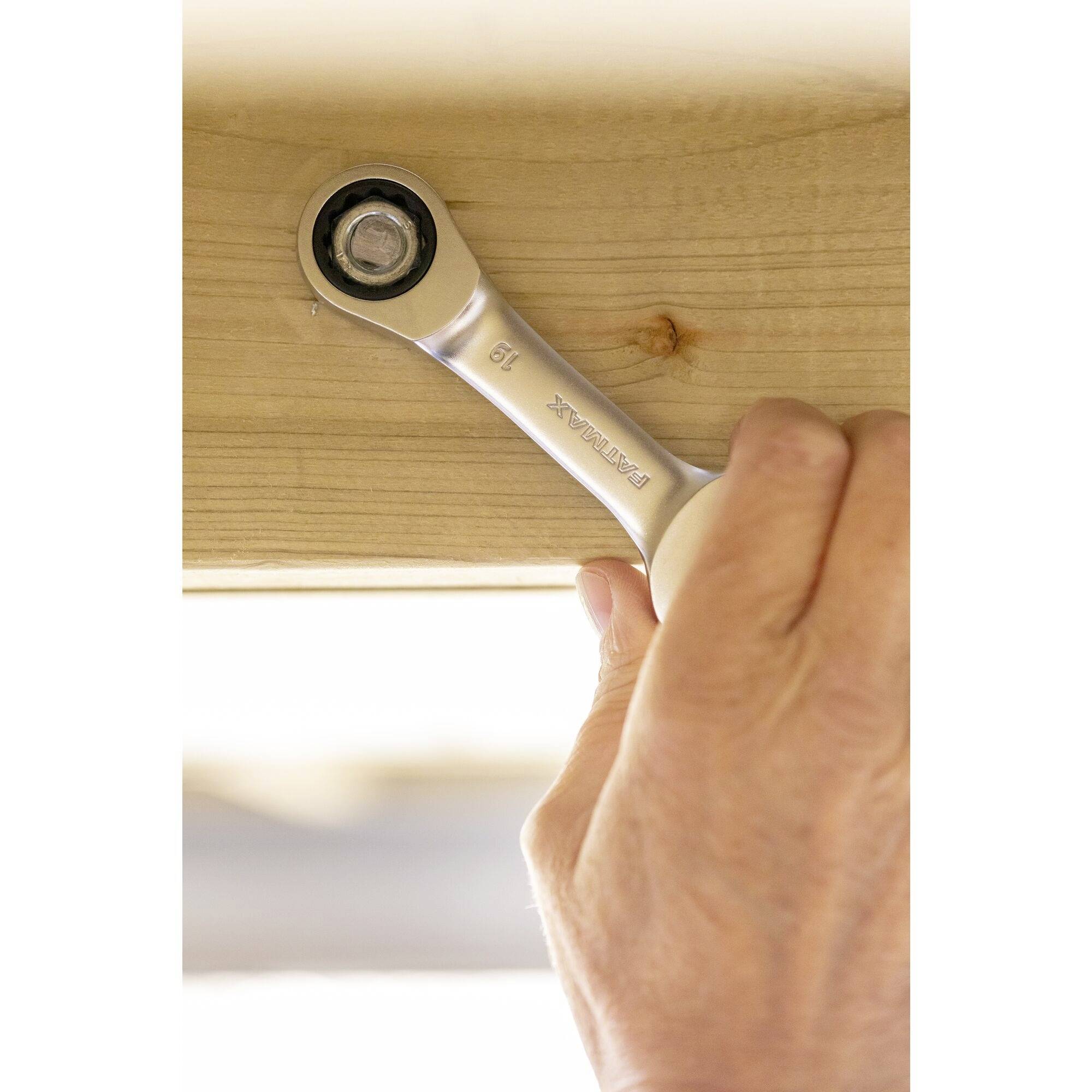 STANLEY FMMT13115-0 Maul-Ringratschenschlüssel Schlüsselweite (Metrisch) 19mm