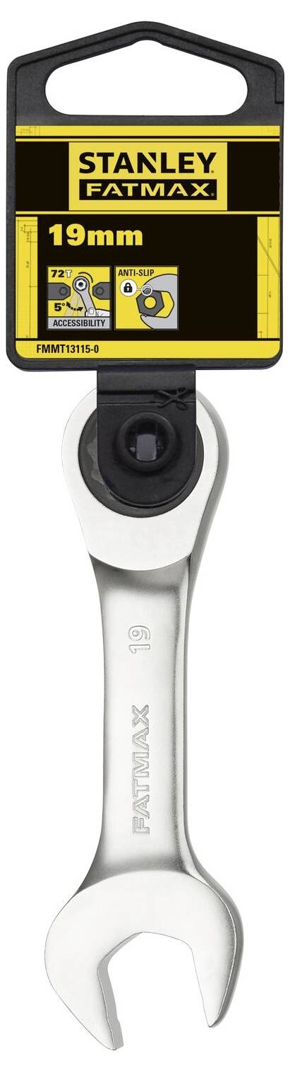 STANLEY FMMT13115-0 Maul-Ringratschenschlüssel Schlüsselweite (Metrisch) 19mm