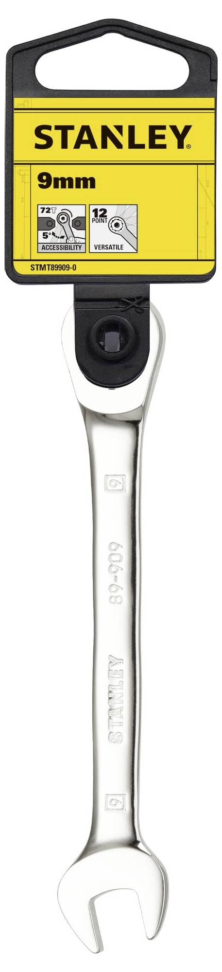STANLEY STMT89909-0 Maul-Ringratschenschlüssel Schlüsselweite (Metrisch) 9mm