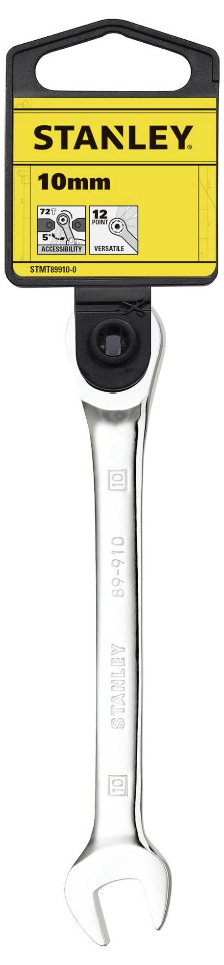 STANLEY STMT89910-0 Maul-Ringratschenschlüssel Schlüsselweite (Metrisch) 10mm