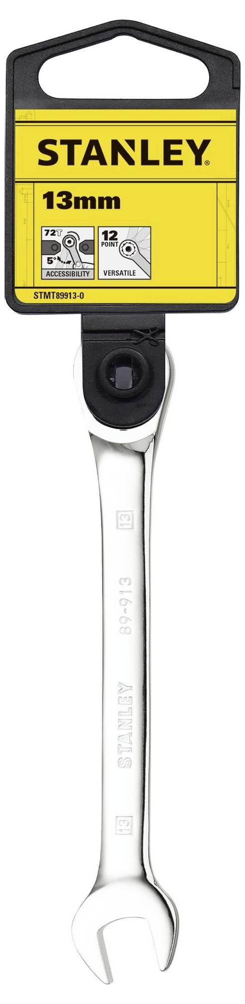 STANLEY STMT89913-0 Maul-Ringratschenschlüssel Schlüsselweite (Metrisch) 13mm