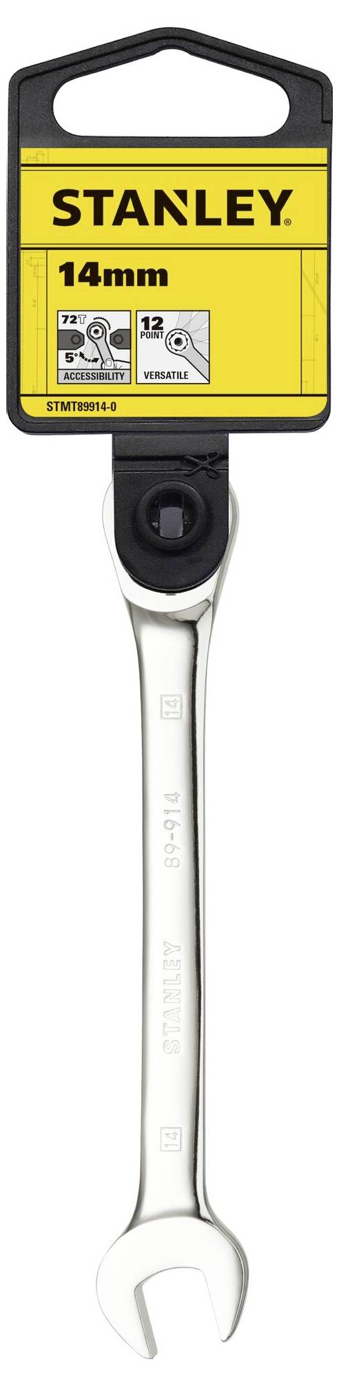 STANLEY STMT89914-0 Maul-Ringratschenschlüssel Schlüsselweite (Metrisch) 14mm