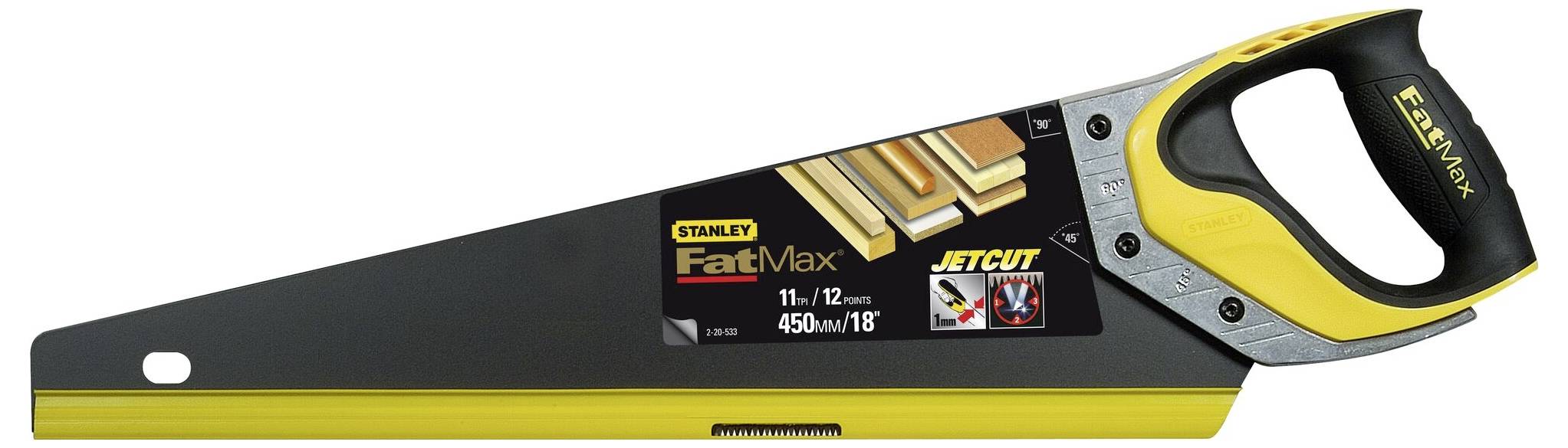 Fuchsschwanz Feinsäge FatMax™ 2-20-533 Blattlänge 450 mm Zähne pro 11 Zoll