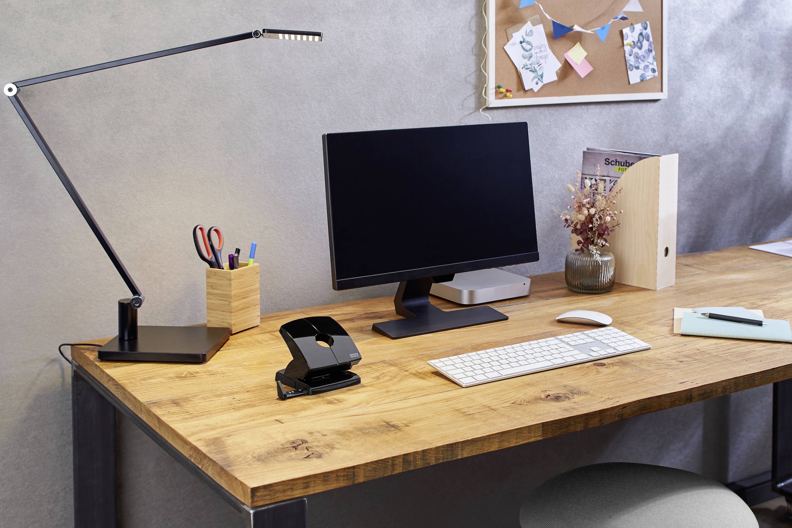 Novus Office 025-0614 Bürolocher B 230 Schwarz max. Einstellformat: DIN A4 30 Bl. (80 g/m²)