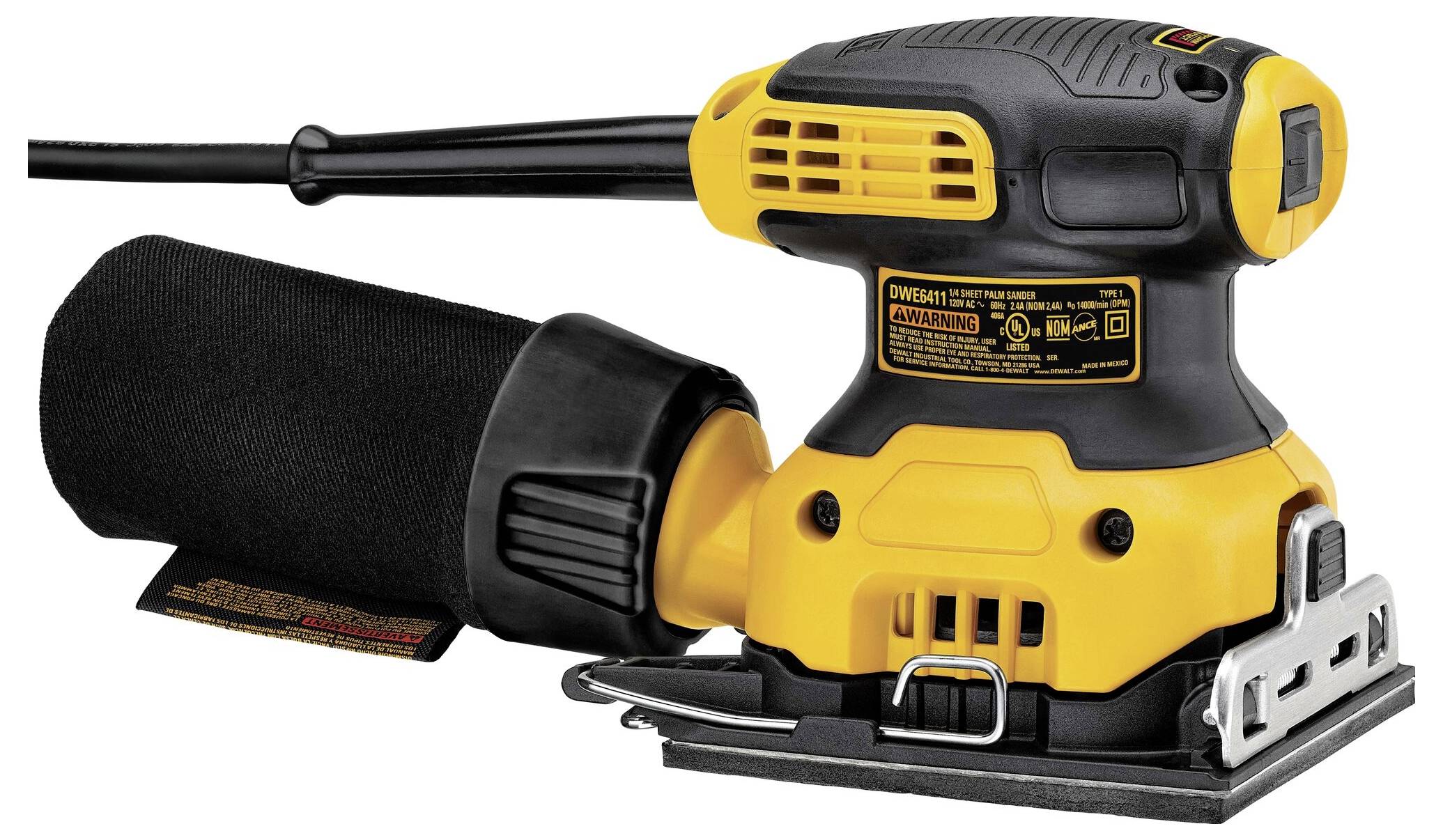 DEWALT DWE6411-QS Vibrationsschleifer