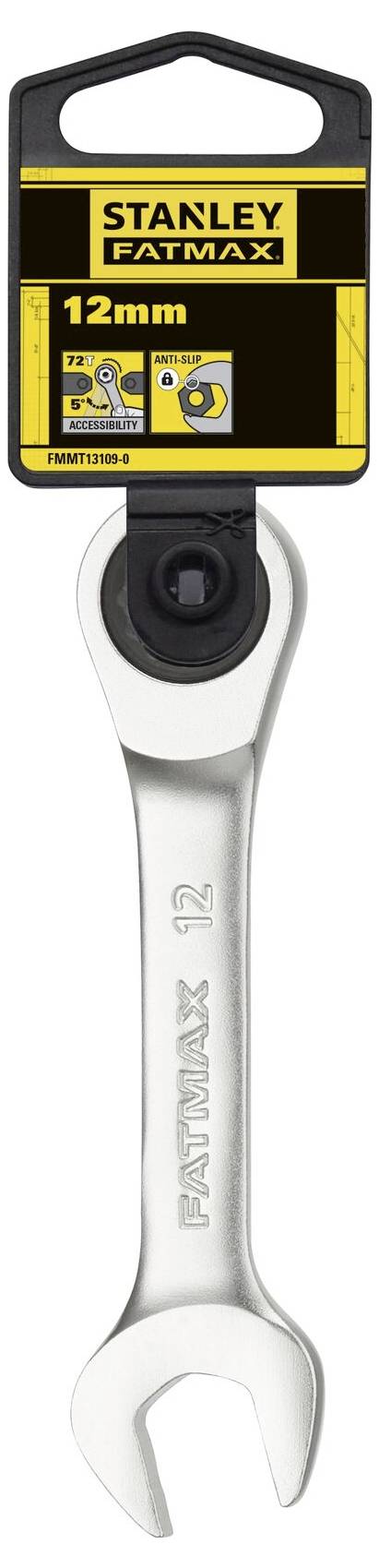 STANLEY FMMT13109-0 Maul-Ringratschenschlüssel Schlüsselweite (Metrisch) 12mm