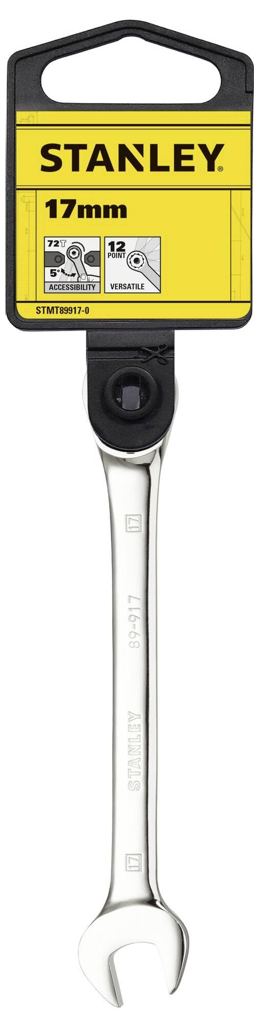 STANLEY STMT89917-0 Maul-Ringratschenschlüssel Schlüsselweite (Metrisch) 17mm
