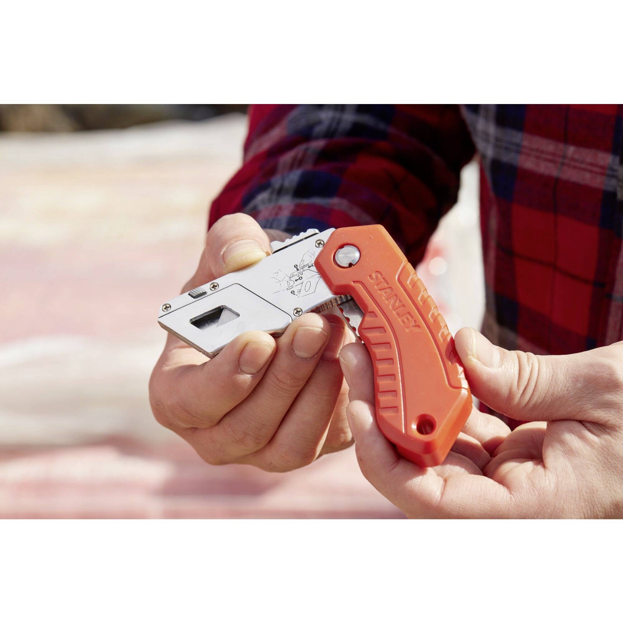 STANLEY 0-10-243 Sicherheitsmesser, klappbar 1St.