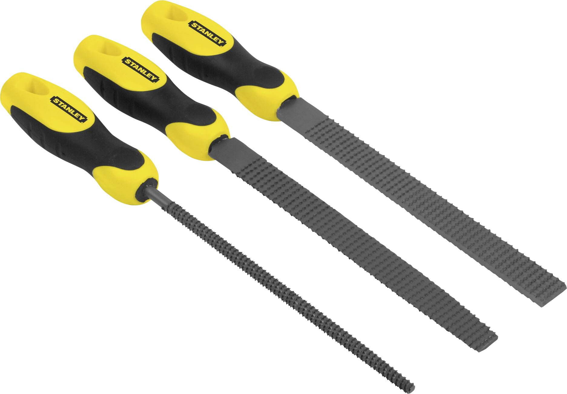 STANLEY 0-22-477 Raspel-Satz, Hieb 1, 200mm 3-tlg 3St.