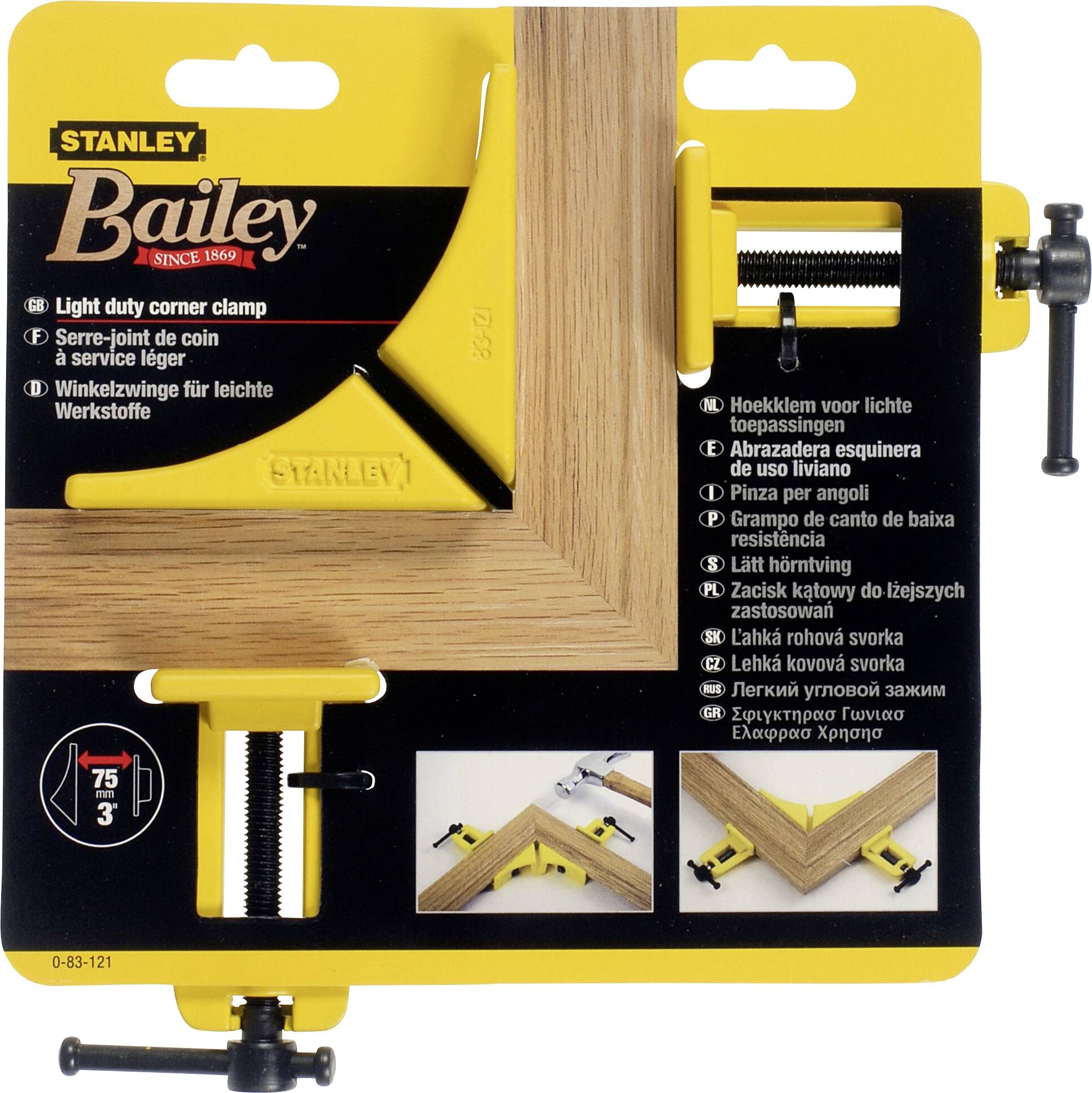 STANLEY Gehrungsspanner Bailey, leicht 0-83-121