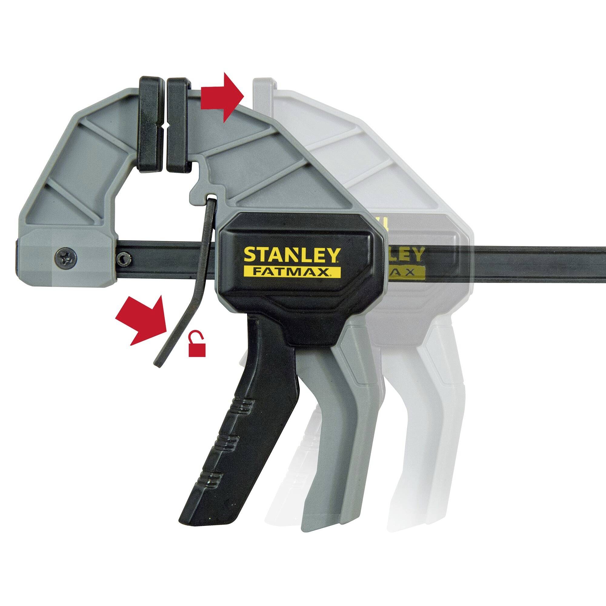 Einhandzwinge FatMax mittel, 150mm, 45kg STANLEY FMHT0-83232