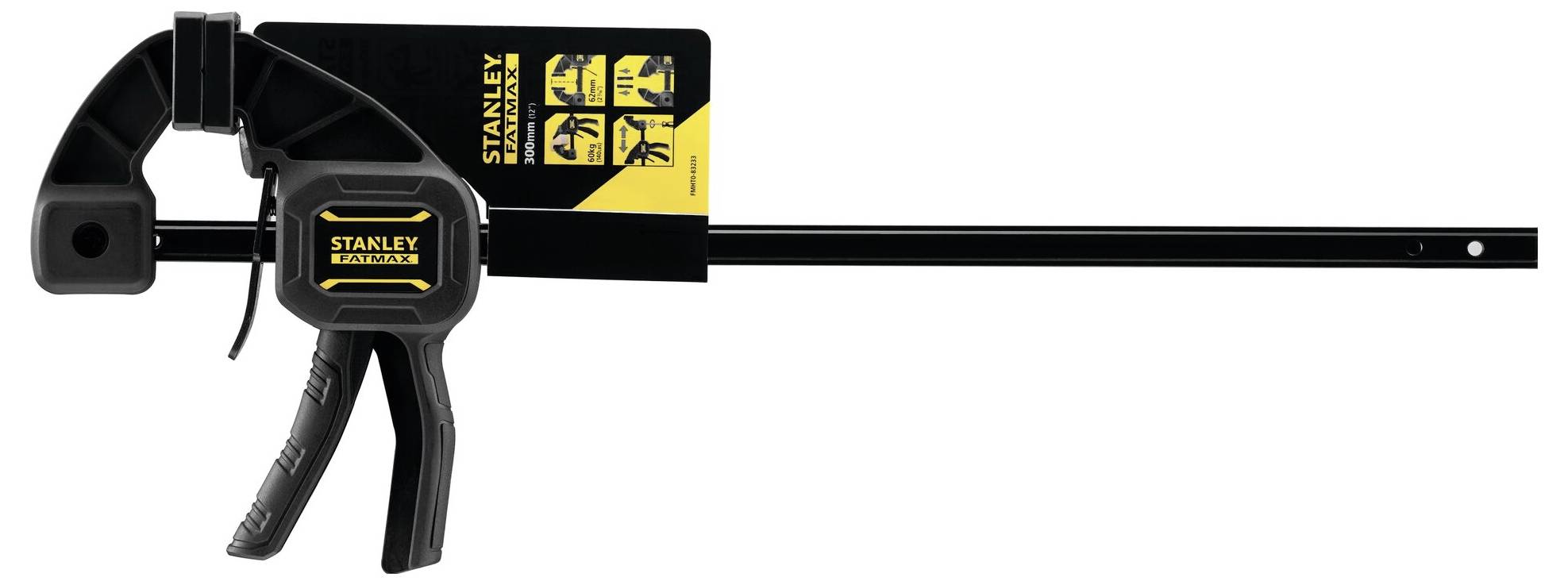 STANLEY Einhandzwinge FatMax mittel, 300mm, 45kg FMHT0-83233