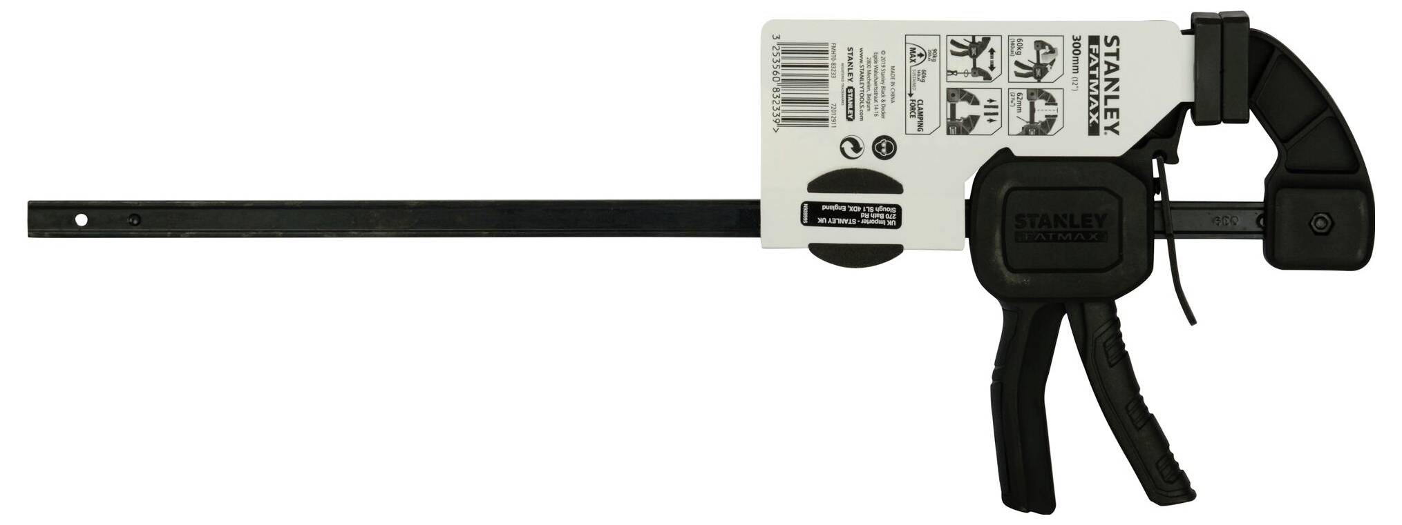 STANLEY Einhandzwinge FatMax mittel, 300mm, 45kg FMHT0-83233