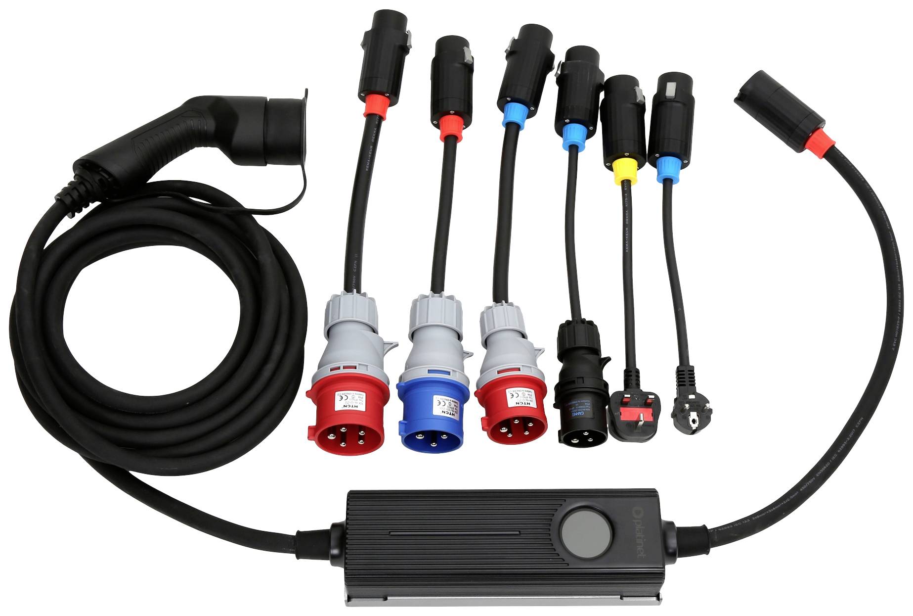 Platinet PC050EV Mobile Elektro-Auto Ladestation Typ 2 Mode 2 32A 16kW