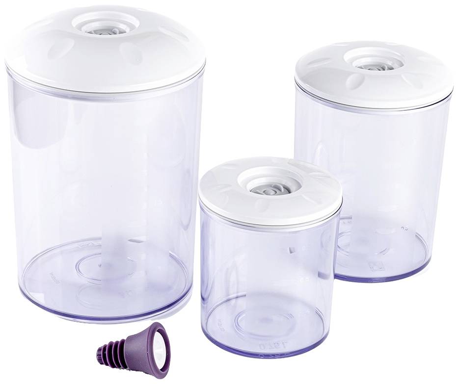 Magic Vac SET 3 FAMILIY 0,75 l + 1,5 l + 3 l Vakuumbehälter