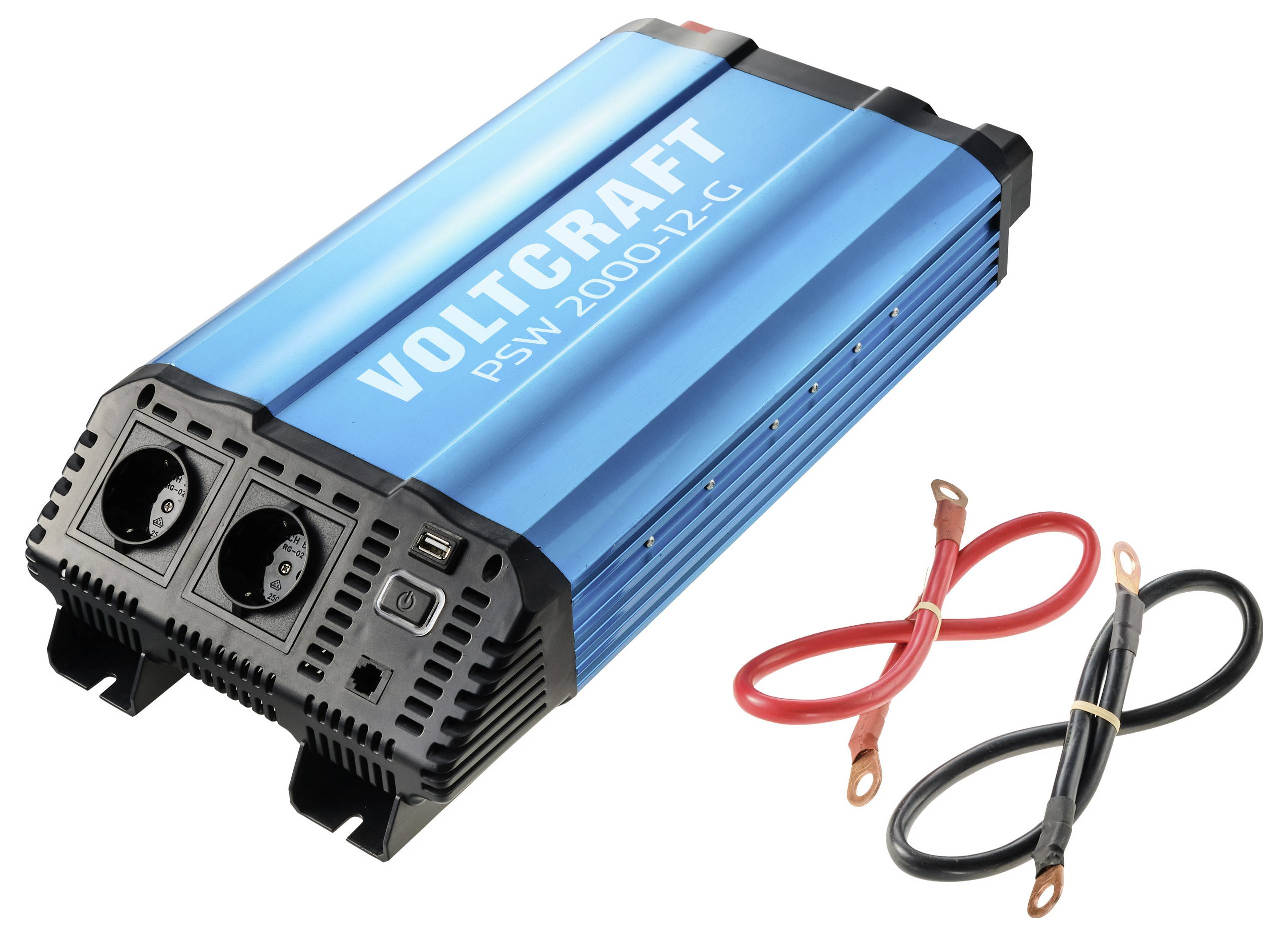VOLTCRAFT Wechselrichter PSW 2000-12-G 2000W 12 V/DC - 230 V/AC reine Sinuswelle