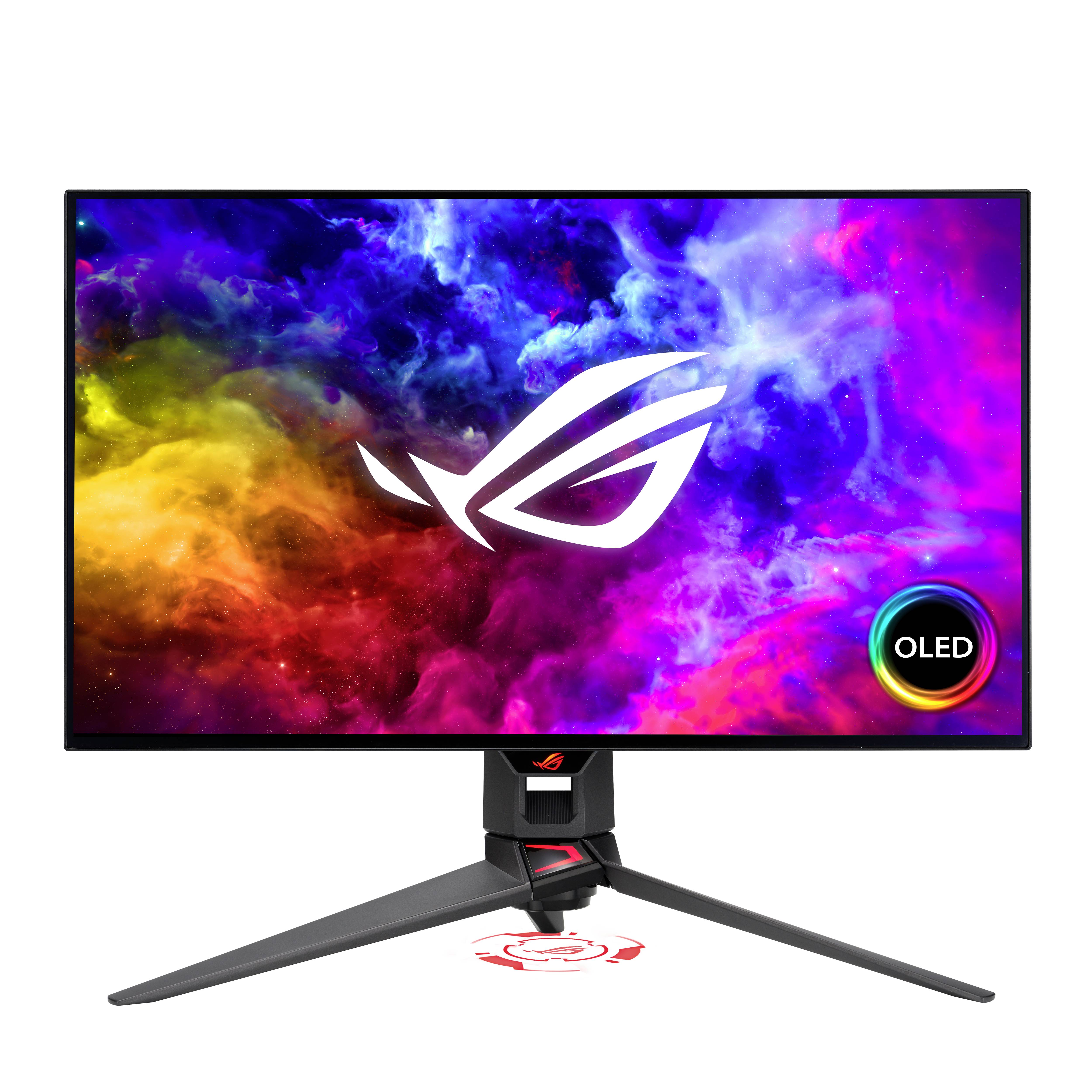 Asus PG27AQDM ROG Swift Gaming Monitor EEK G (A - G) 67.3 cm (26.5 Zoll) 2560 x 1440 Pixel 16:9 0.03 ms DisplayPort, HDMI®, Kopfhörer (3.5 mm Klink