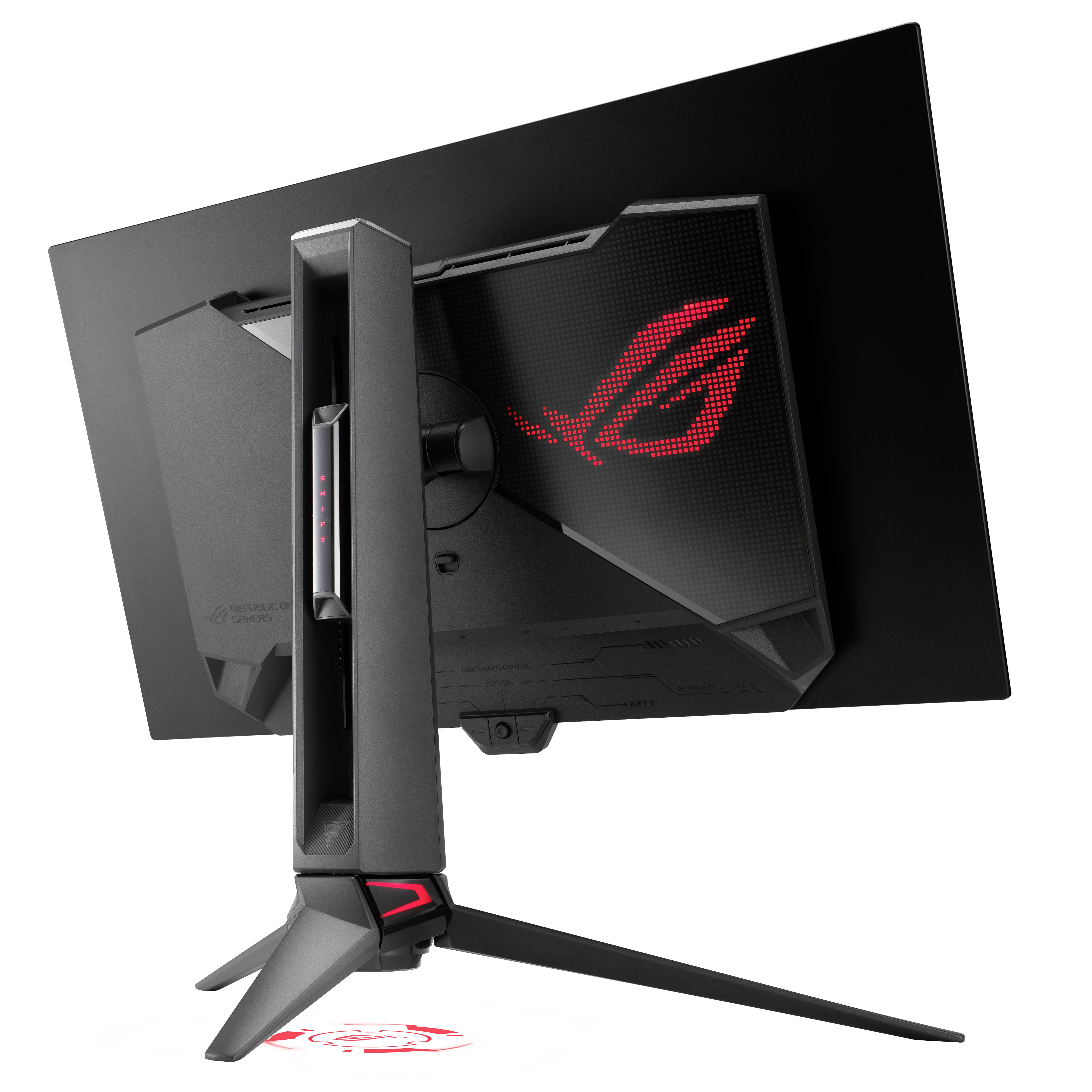 Asus PG27AQDM ROG Swift Gaming Monitor EEK G (A - G) 67.3 cm (26.5 Zoll) 2560 x 1440 Pixel 16:9 0.03 ms DisplayPort, HDMI®, Kopfhörer (3.5 mm Klink