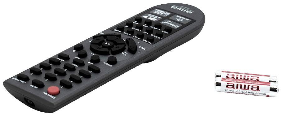 Aiwa AMU-120BT Stereo-Verstärker 2x60 W Schwarz Bluetooth®, Lautsprecher A/B-Schaltung, USB